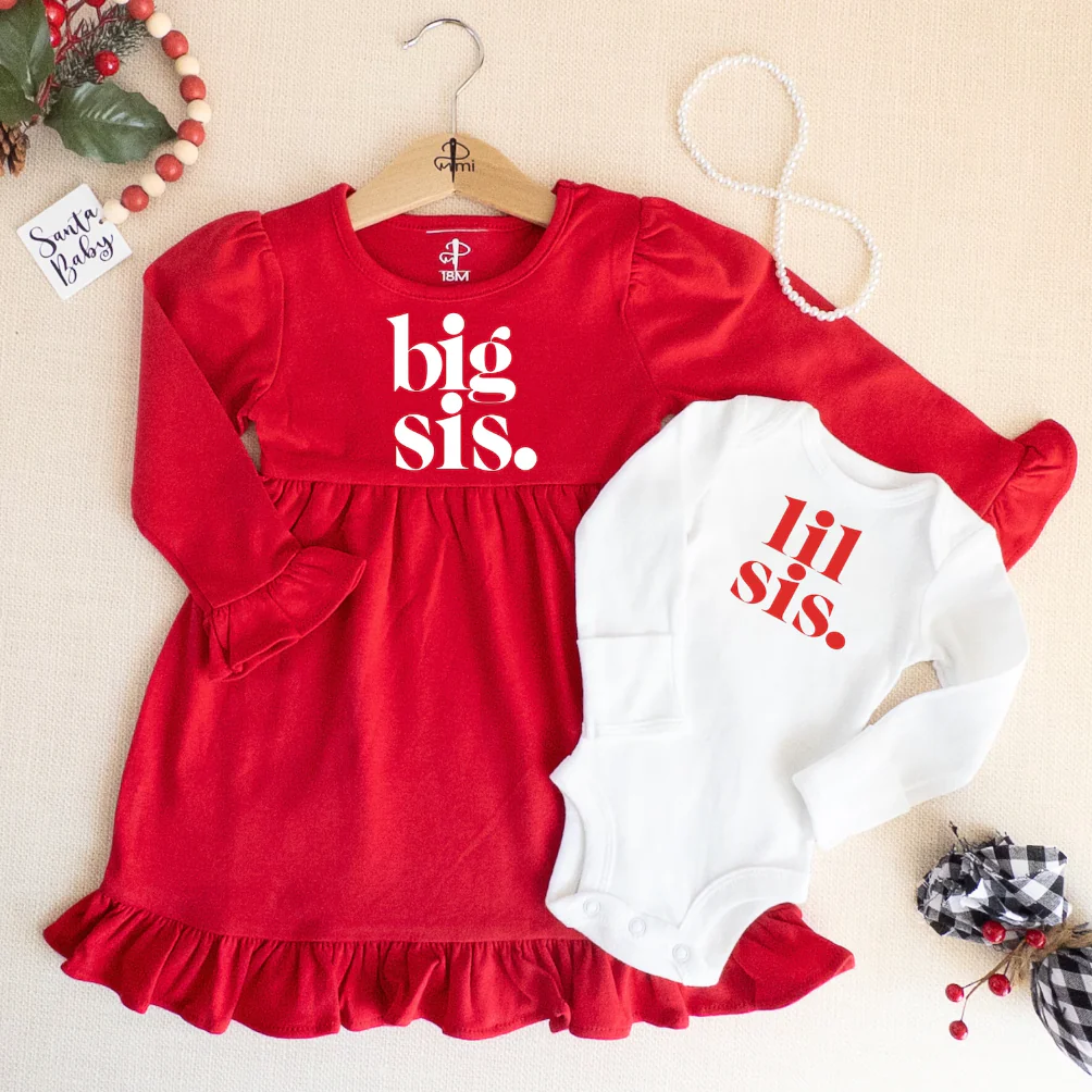 Matching Sister Christmas Outfits