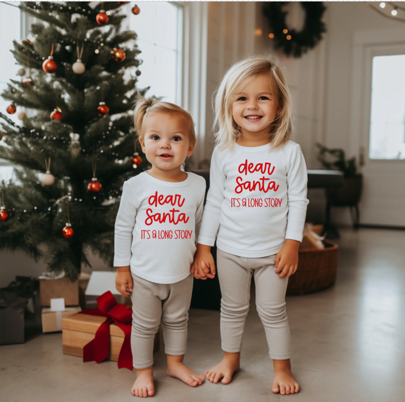 Big Sister, Little Sister Christmas Outfits