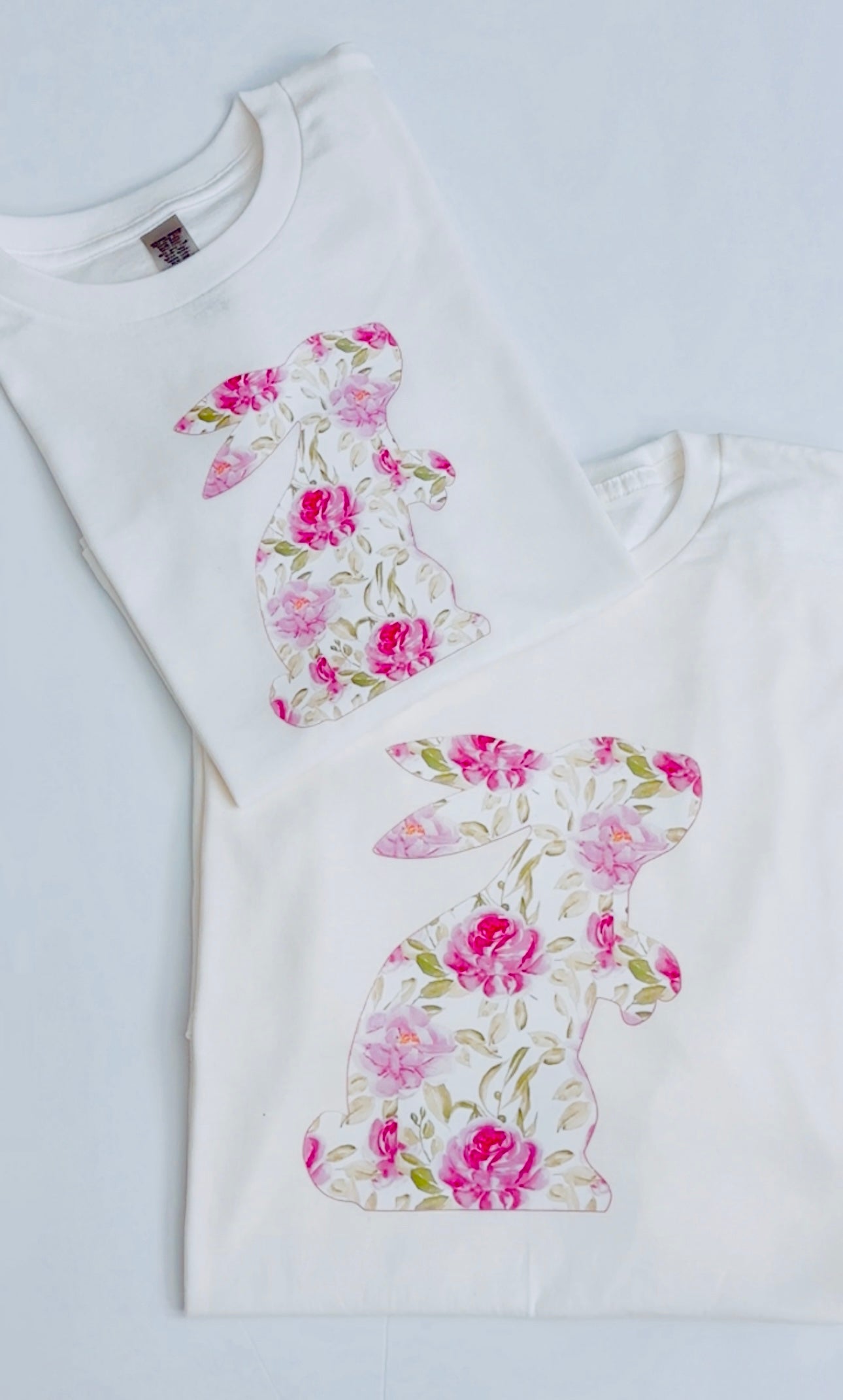 Mommy and Me Spring Floral Easter Matching T-Shirt Set