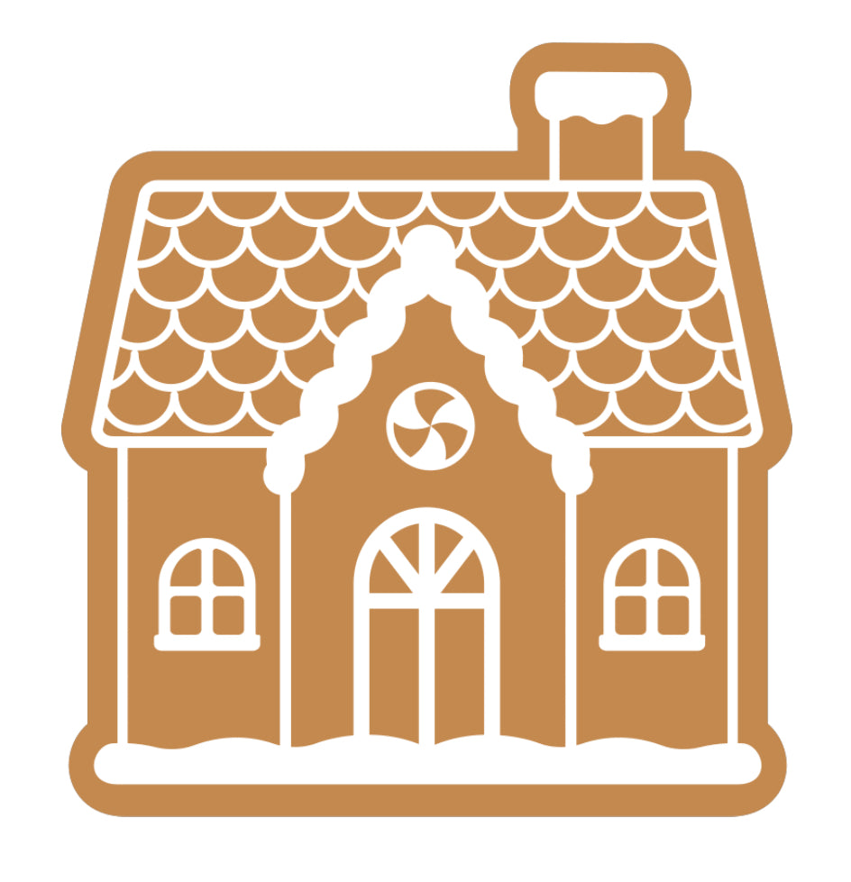 Gingerbread House Sticker