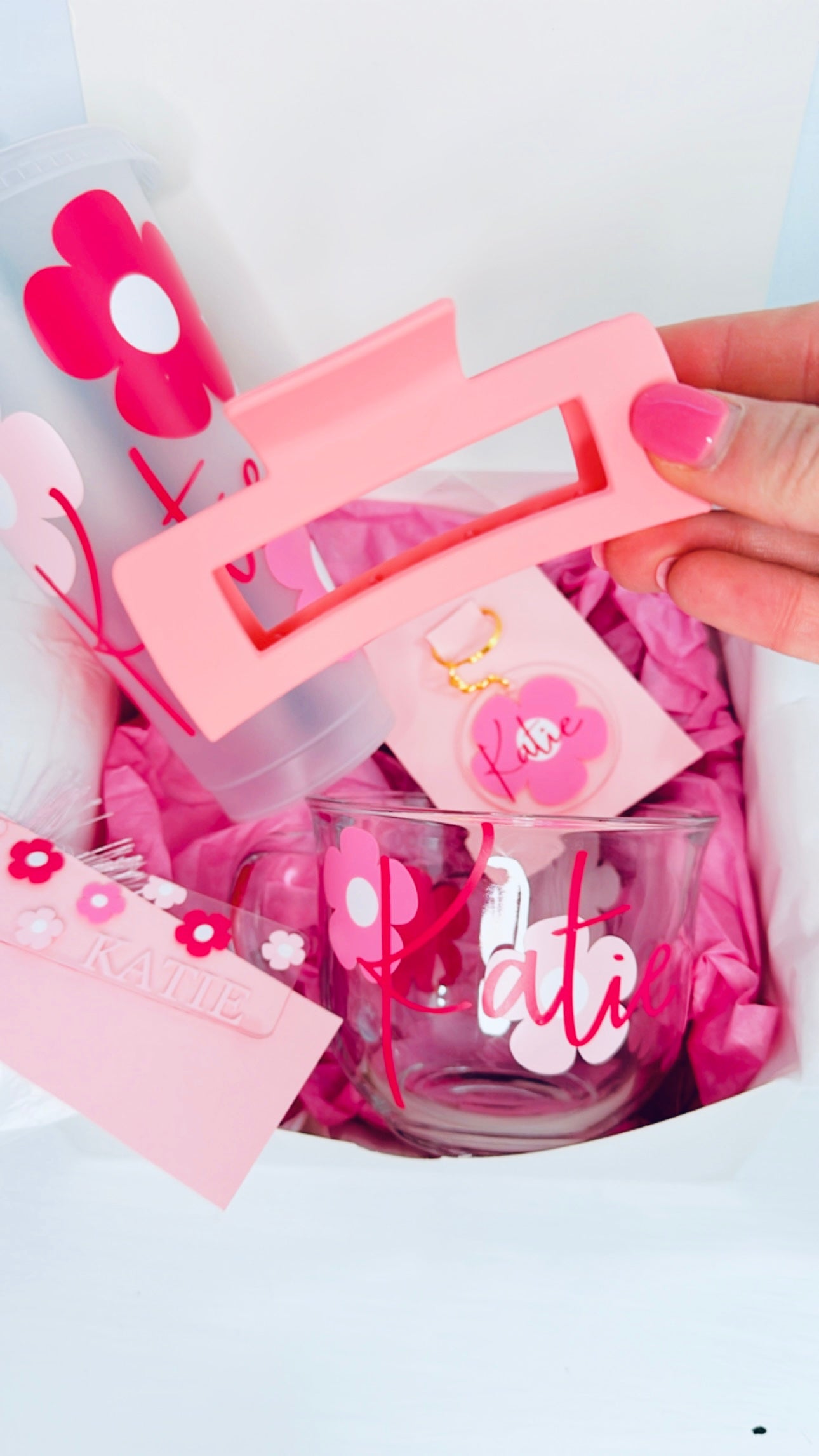 Floral Pink Gift Box for Her