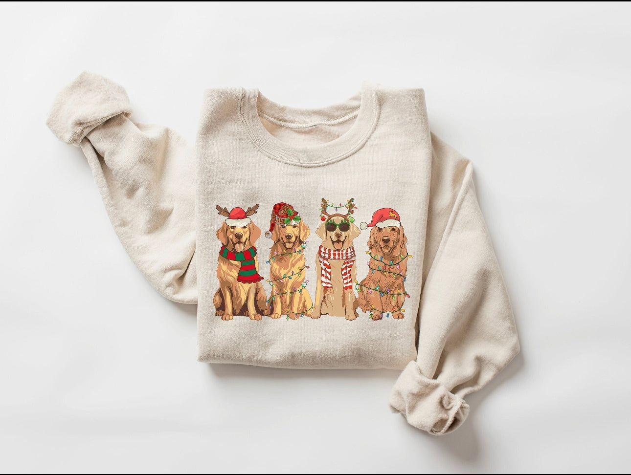 Golden Retriever Christmas Crewneck