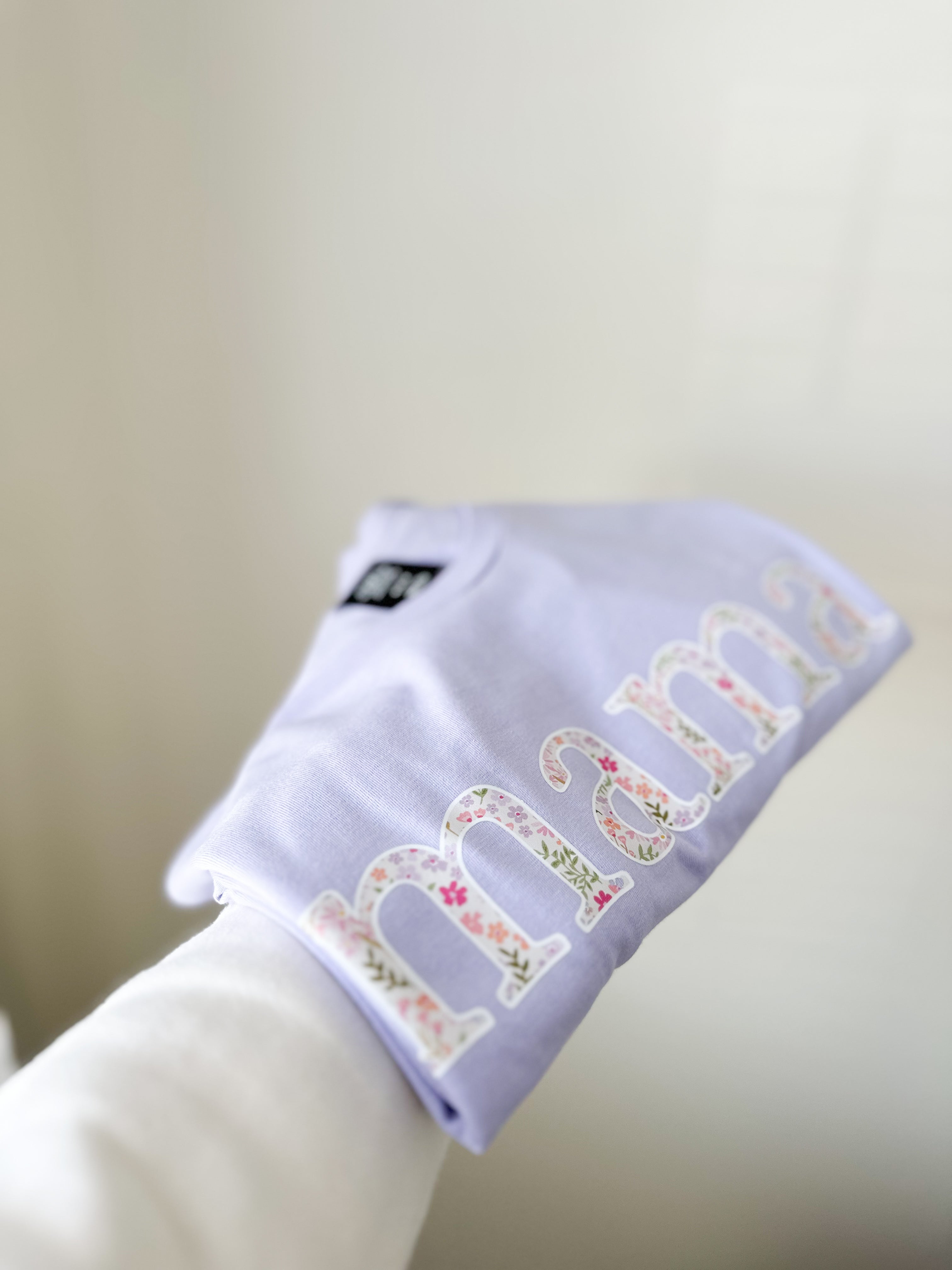 Mama Lavender Floral T-Shirt