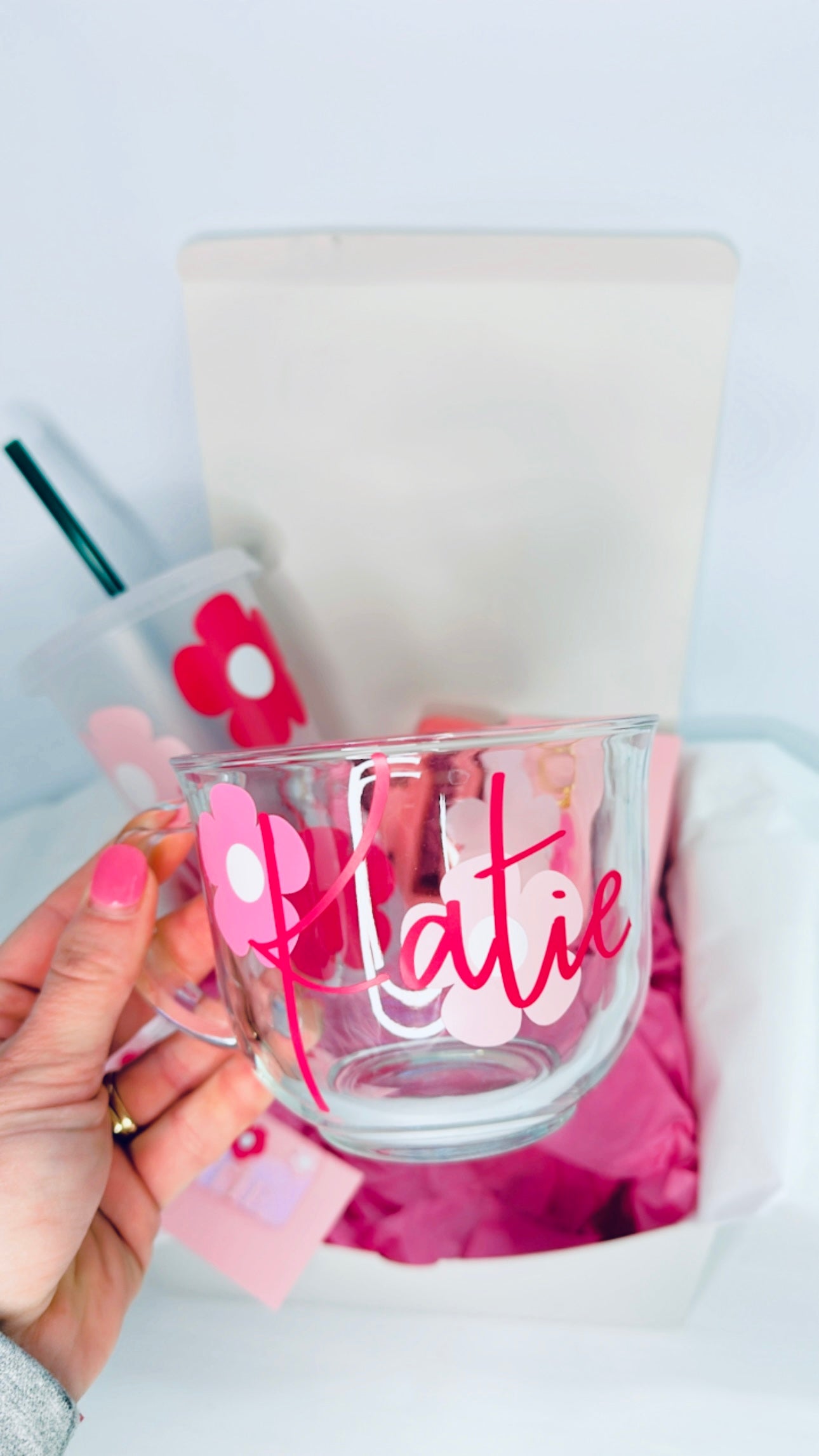 Floral Pink Gift Box for Her
