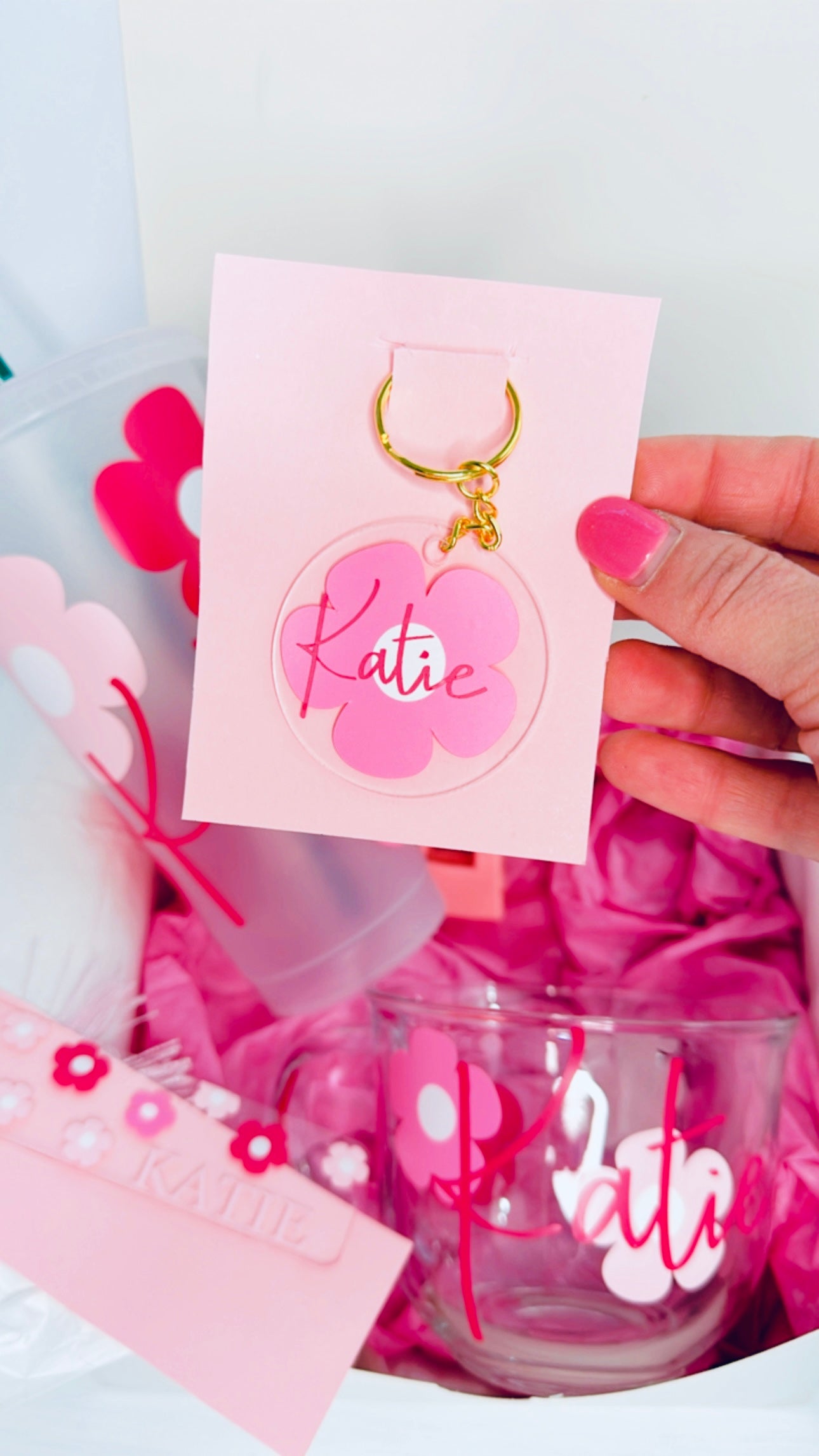 Floral Pink Gift Box for Her