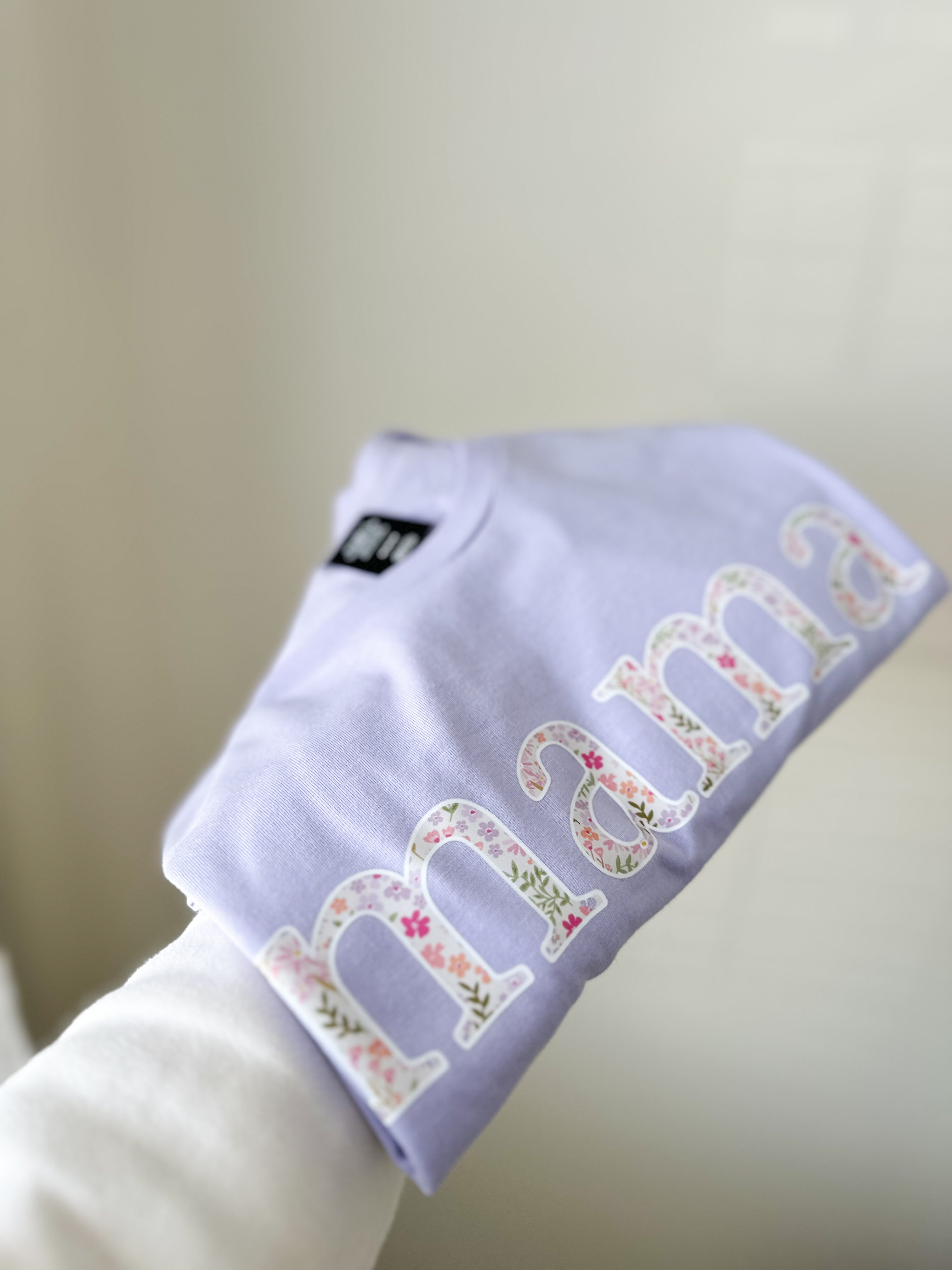 Mama Lavender Floral T-Shirt