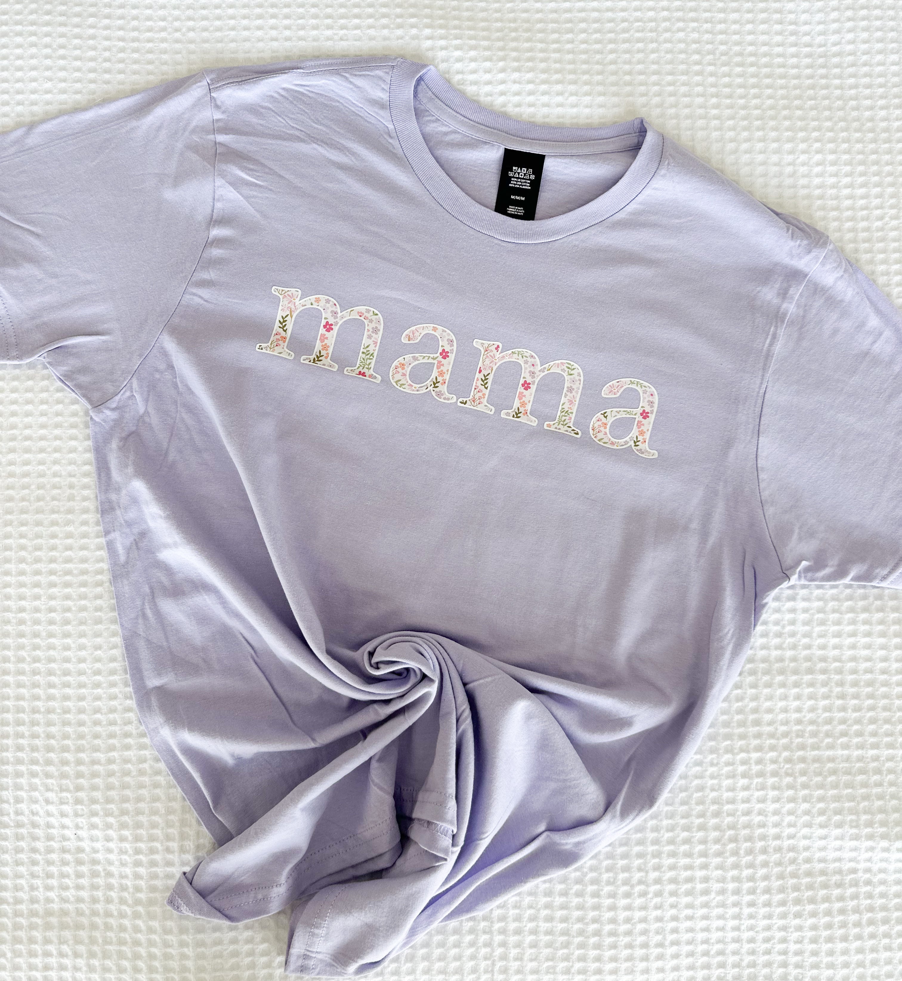 Mama Lavender Floral T-Shirt