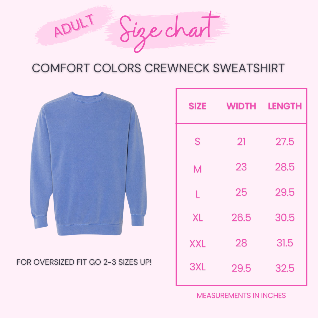 Auntie Watermelon Comfort Colors Crewneck Sweatshirt