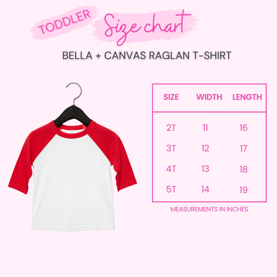 Farm Fresh Christmas Tree Raglan Baseball Length Shirt for Toddlers