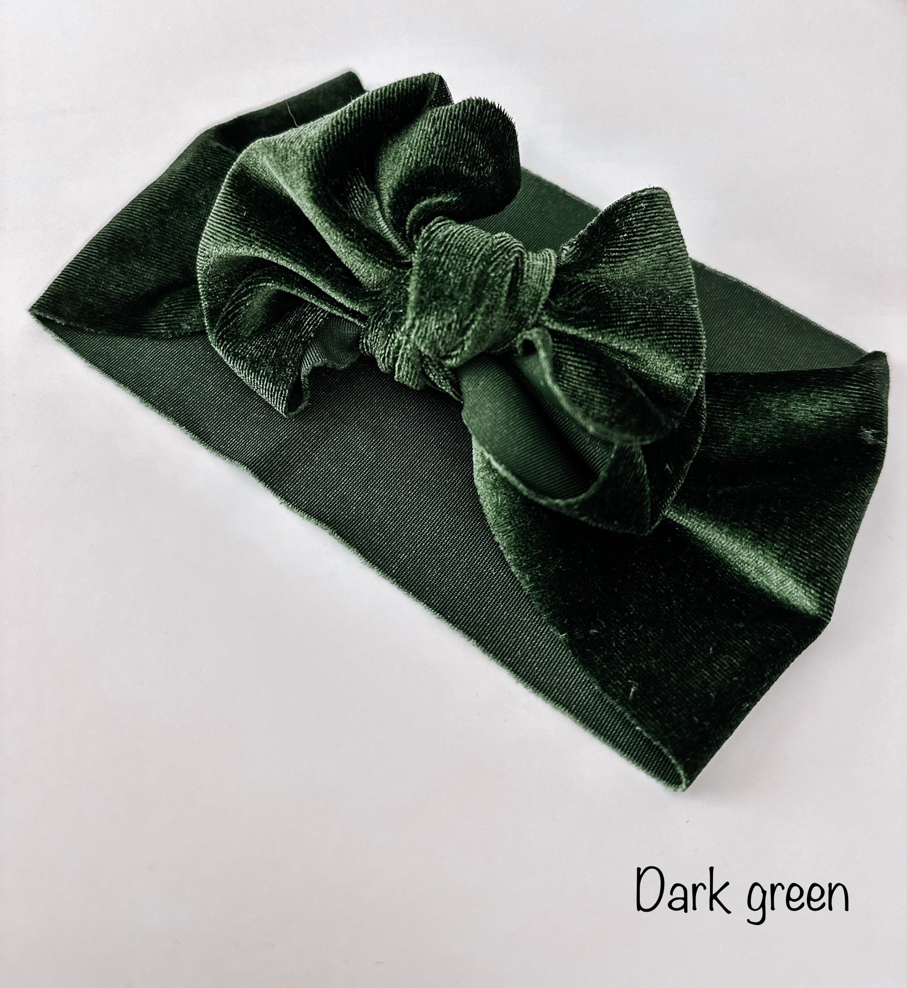 Christmas Colored Infant-Child Stretchy Velvet Headbands