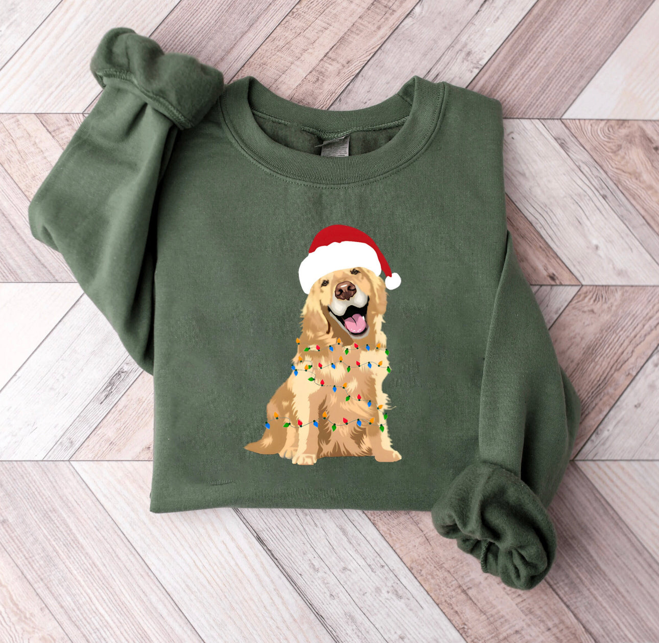 Golden Retriever Christmas Crewneck
