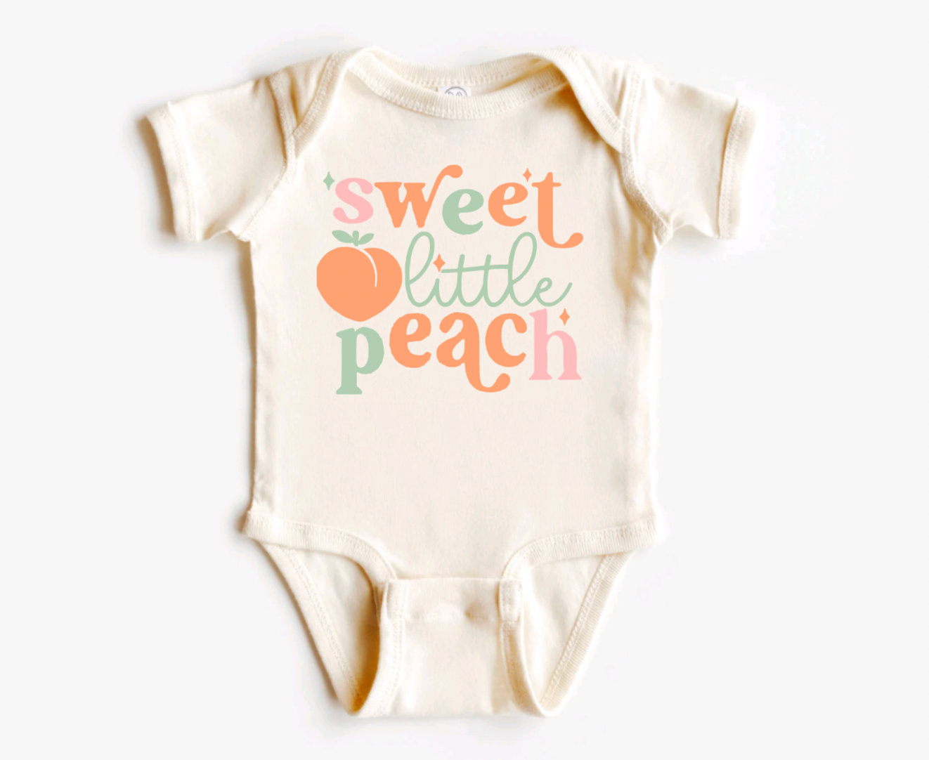Sweet Little Peach Natural Bodysuit