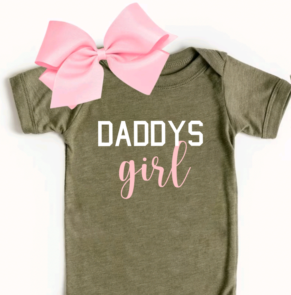 Daddy's Girl Olive Green Outfit