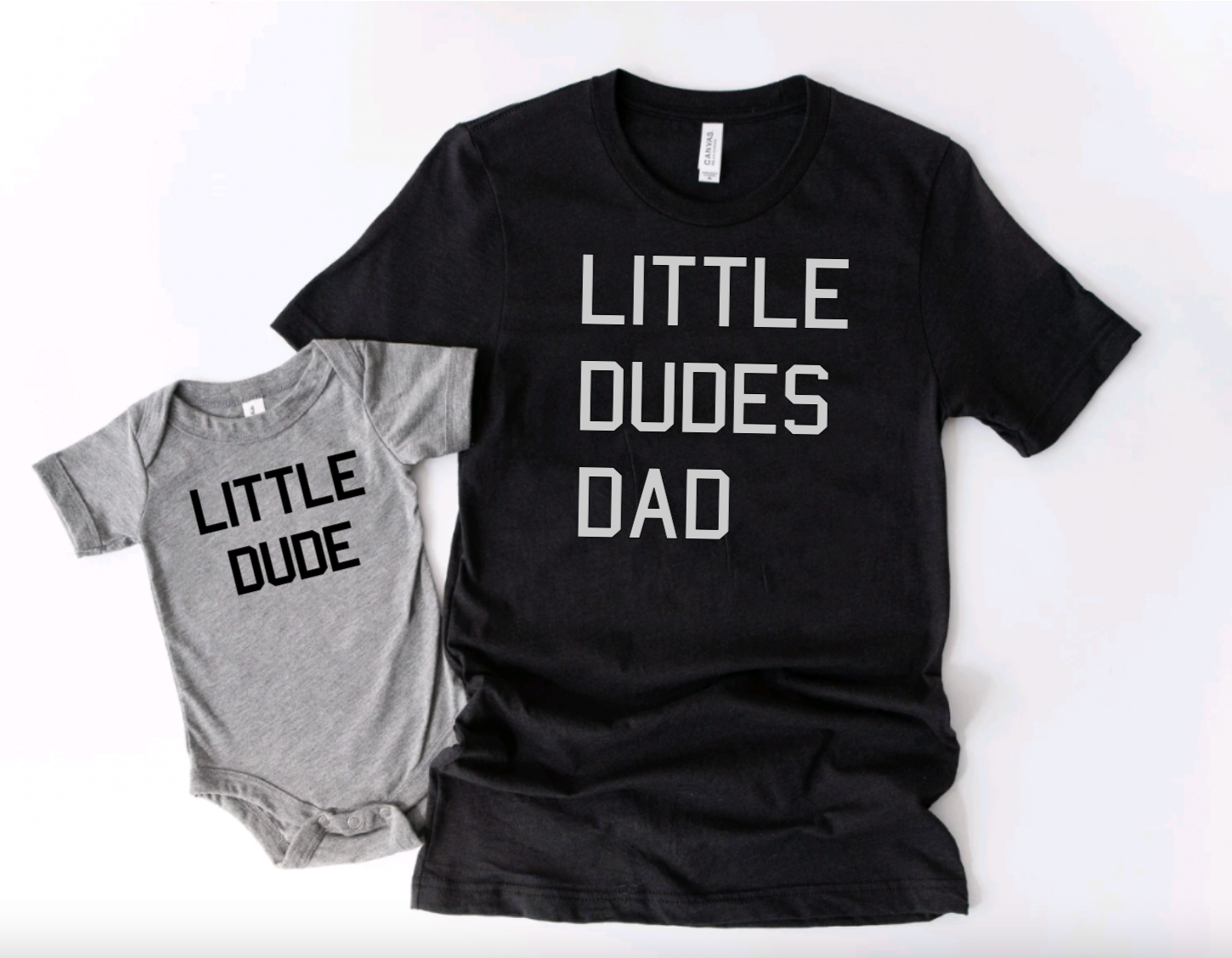Little Dudes Dad Matching Tees