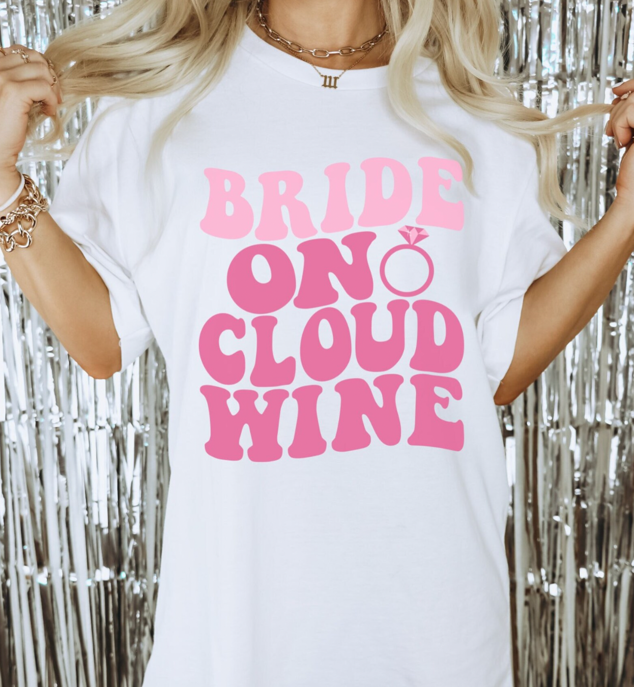 Bride on Could Wine Bachelorette Shirt for Bride