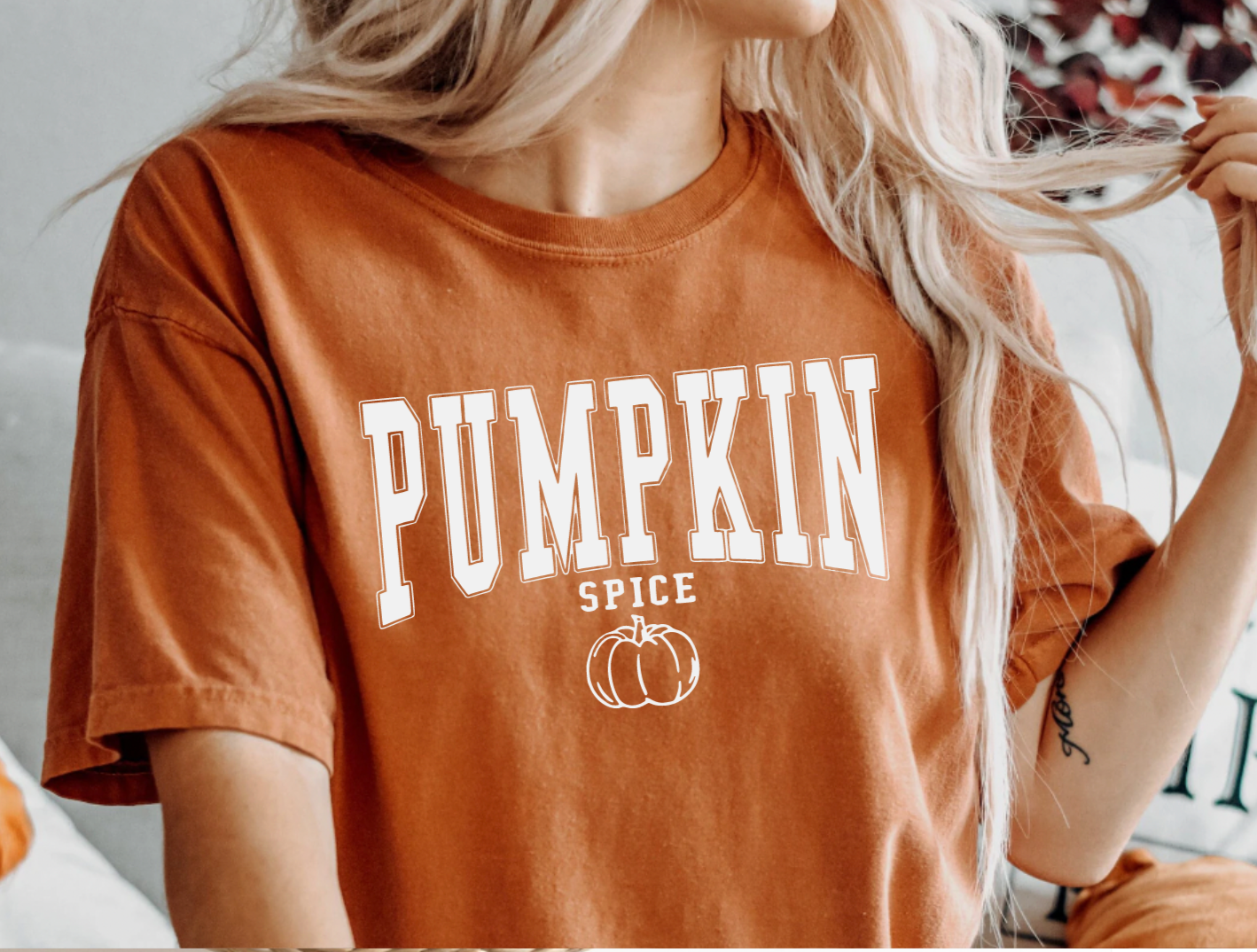 Pumpkin Spice Halloween Comfy Comfort Colors Shirt