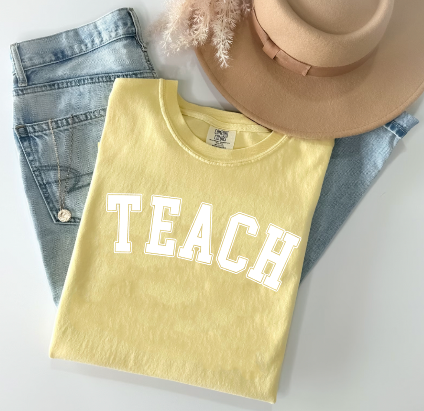 Comfy Comfort Colors Trendy Teach Shirt