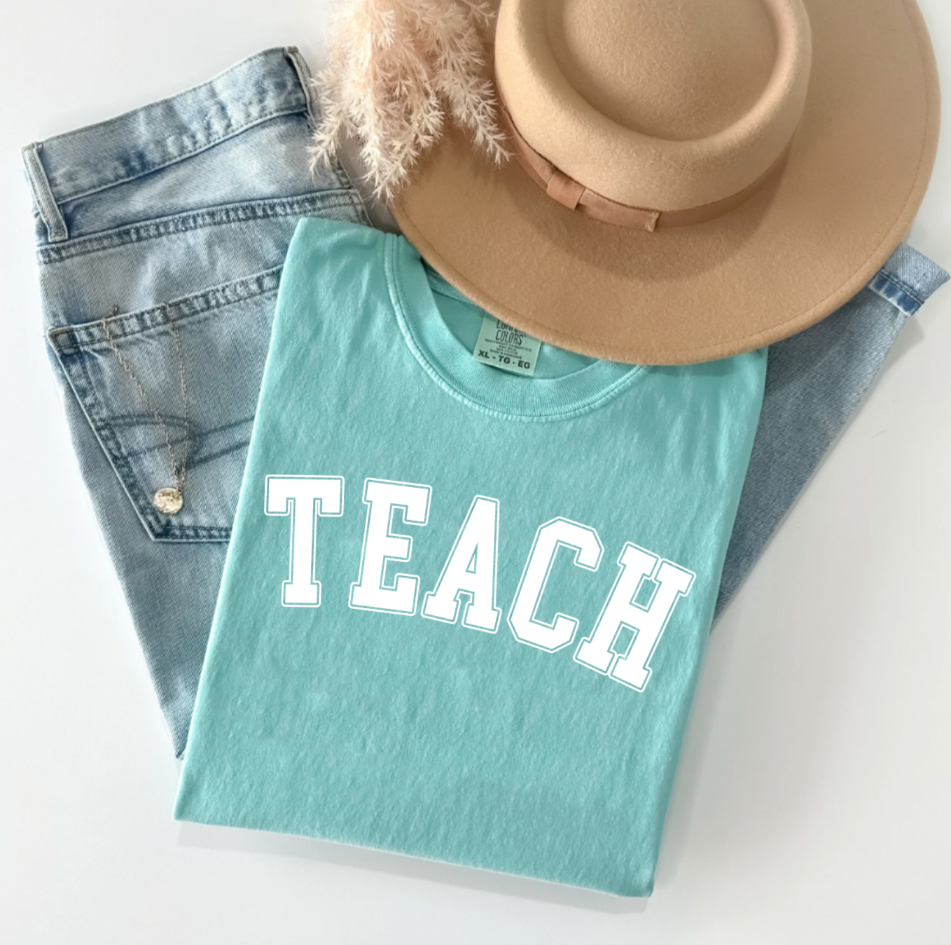 Comfy Comfort Colors Trendy Teach Shirt