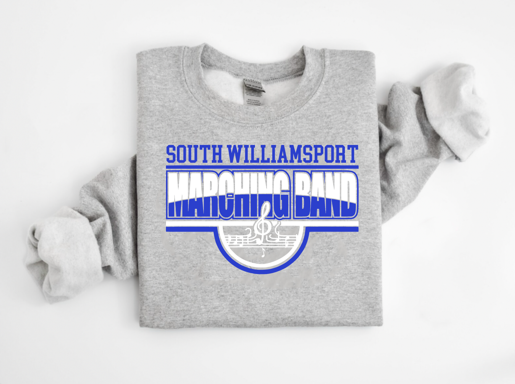 Customized School Spirit Marching Band Crewneck
