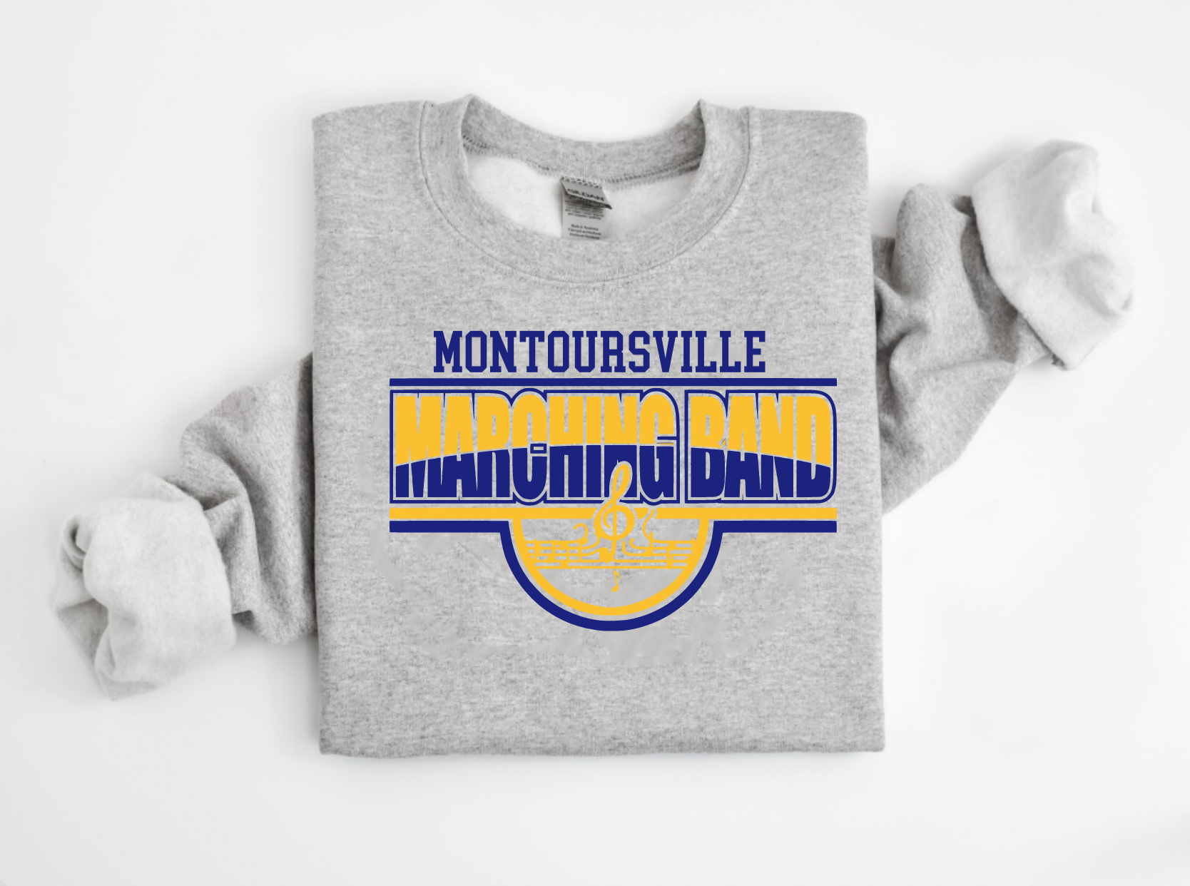 Customized School Spirit Marching Band Crewneck