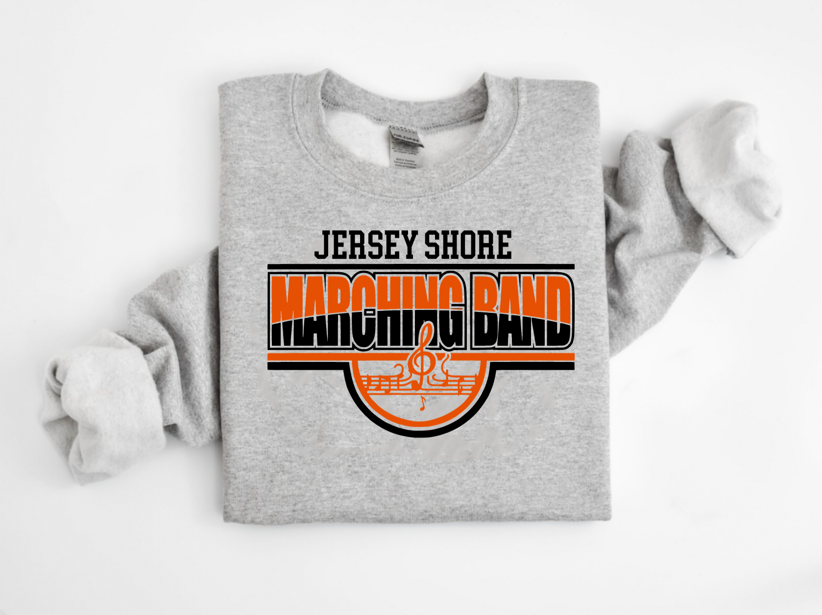 Customized School Spirit Marching Band Crewneck