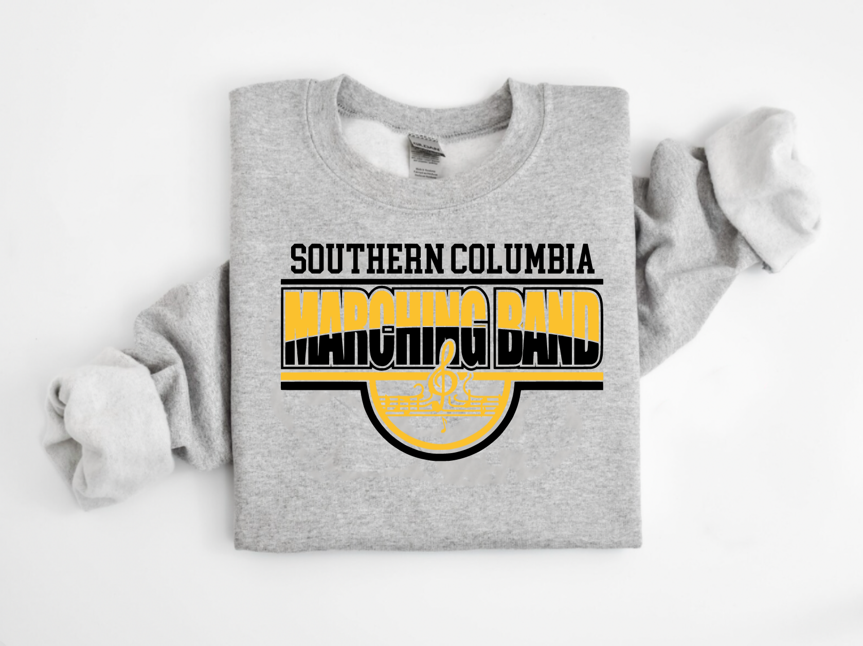 Customized School Spirit Marching Band Crewneck