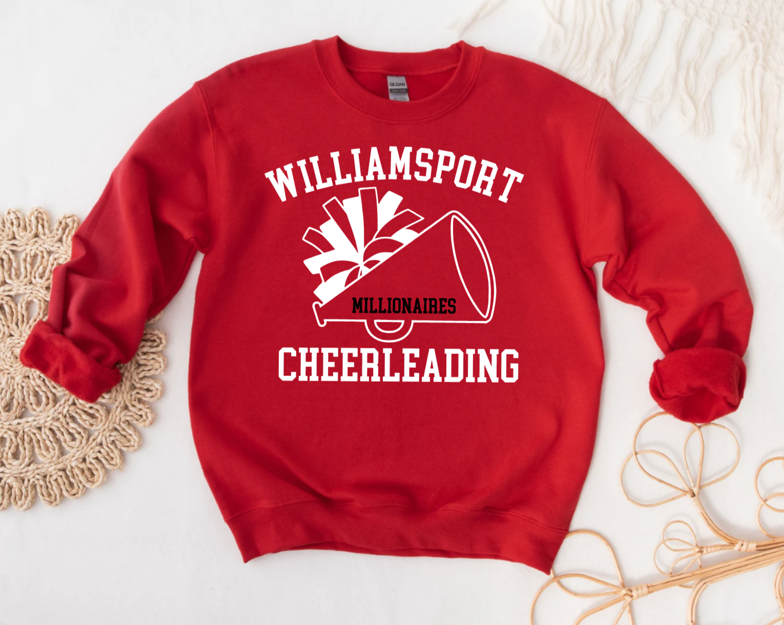 Customizable School Spirit Cheerleading Crewneck