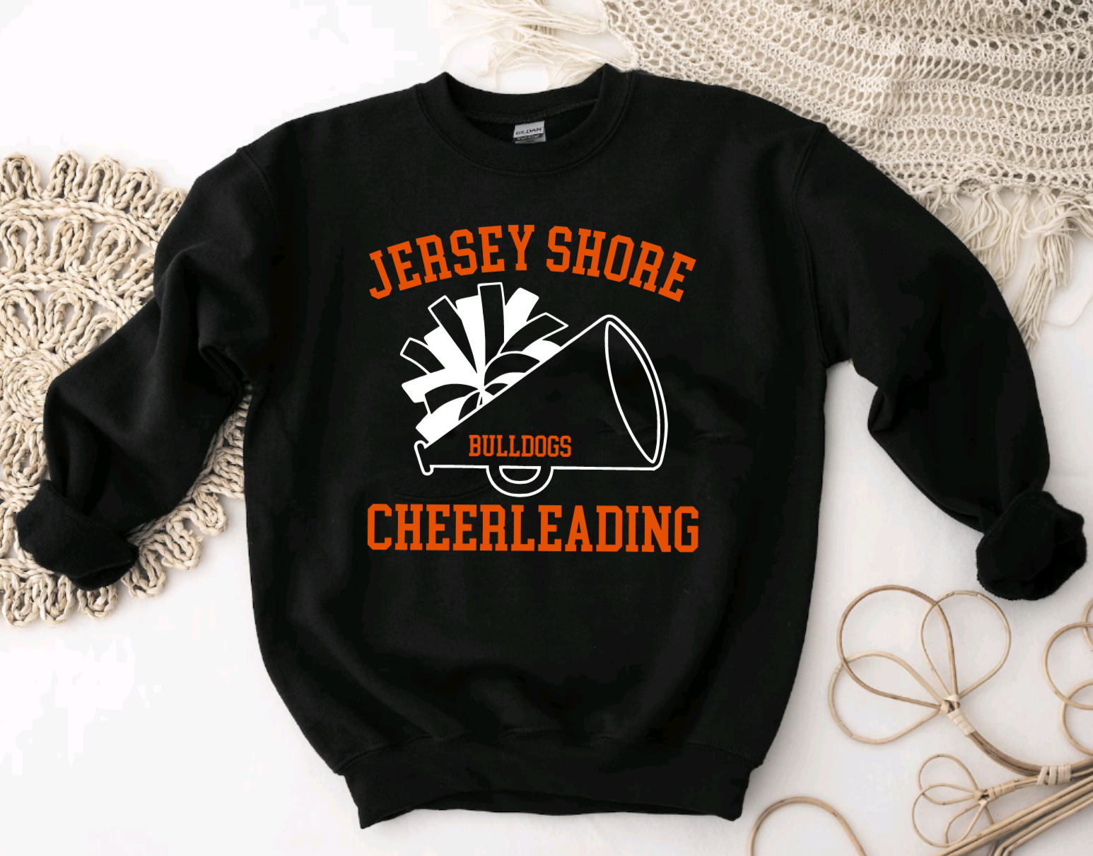 Customizable School Spirit Cheerleading Crewneck
