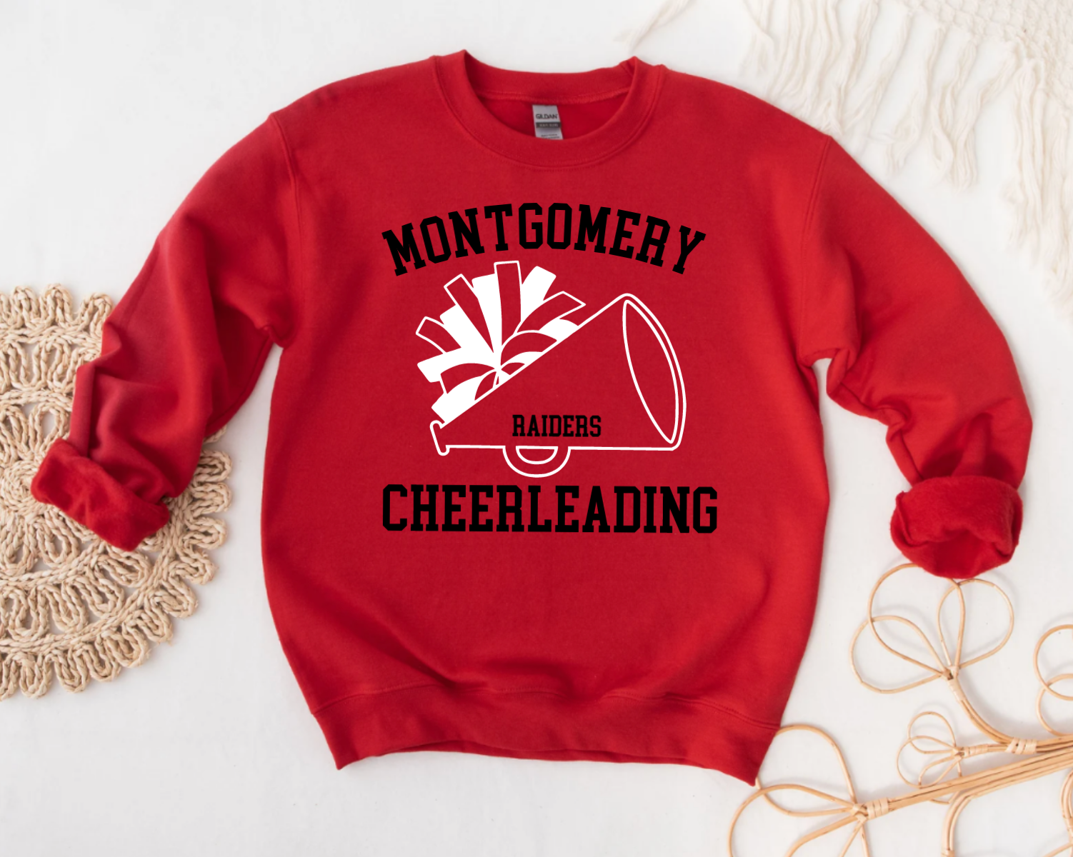 Customizable School Spirit Cheerleading Crewneck