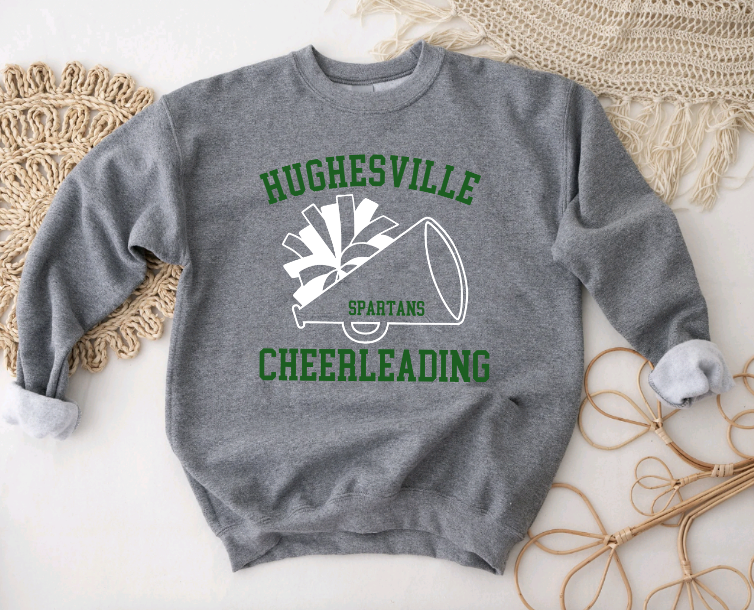 Customizable School Spirit Cheerleading Crewneck