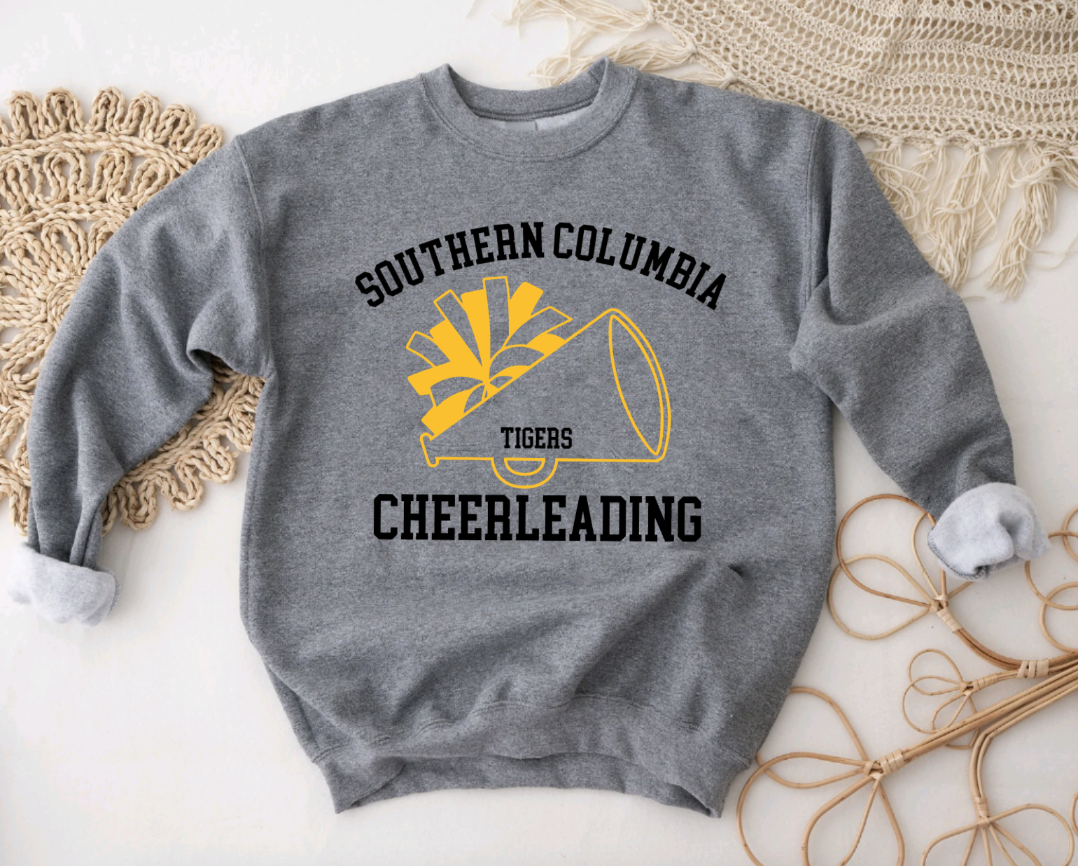 Customizable School Spirit Cheerleading Crewneck