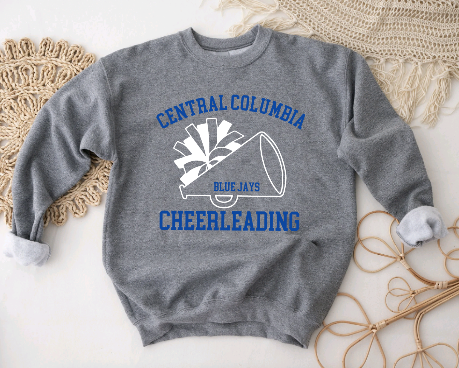 Customizable School Spirit Cheerleading Crewneck