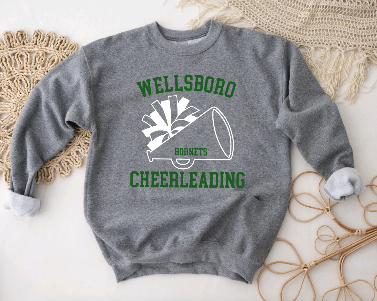 Customizable School Spirit Cheerleading Crewneck