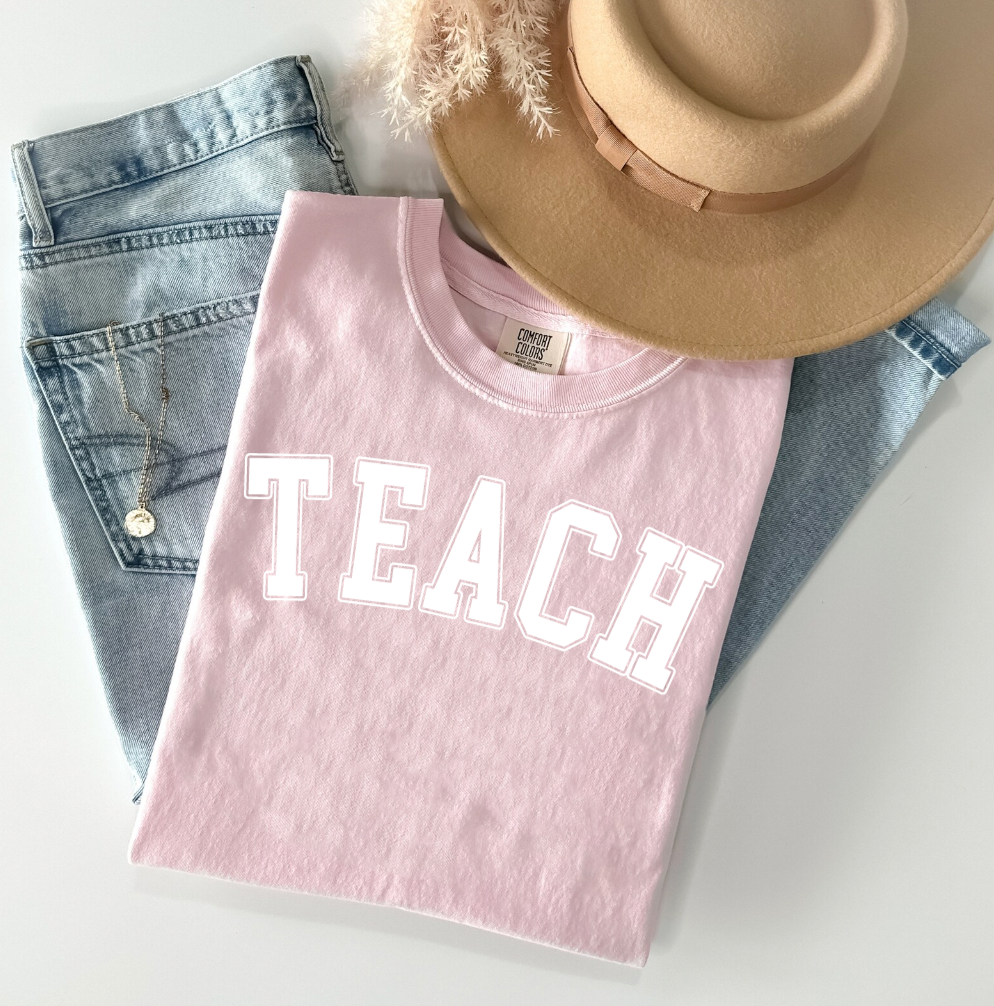 Comfy Comfort Colors Trendy Teach Shirt