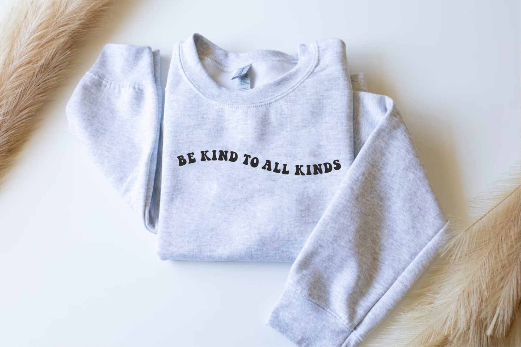 Be Kind To All Kinds Gray Crewneck