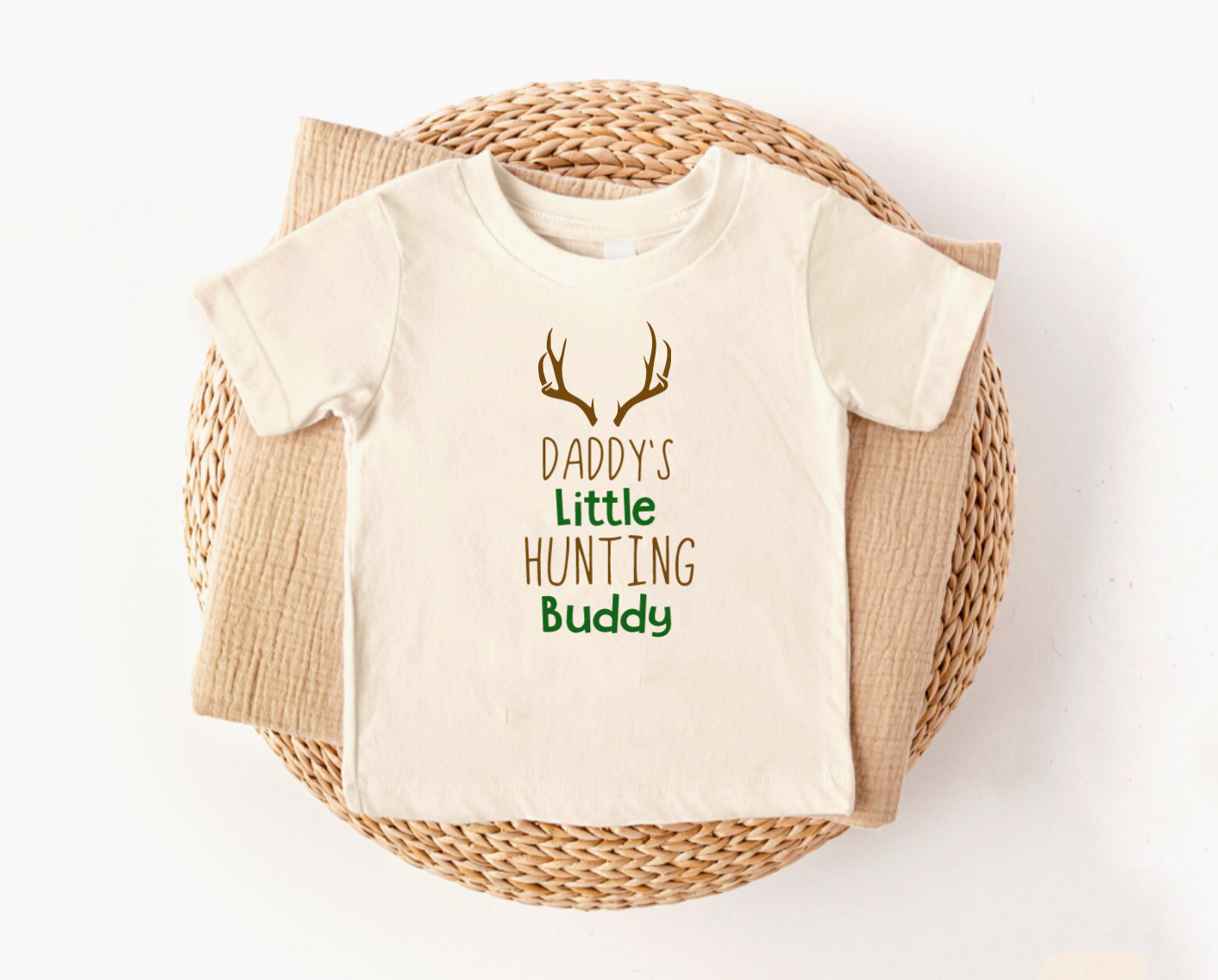 Daddy's Little Hunting Buddy Natural Shirt