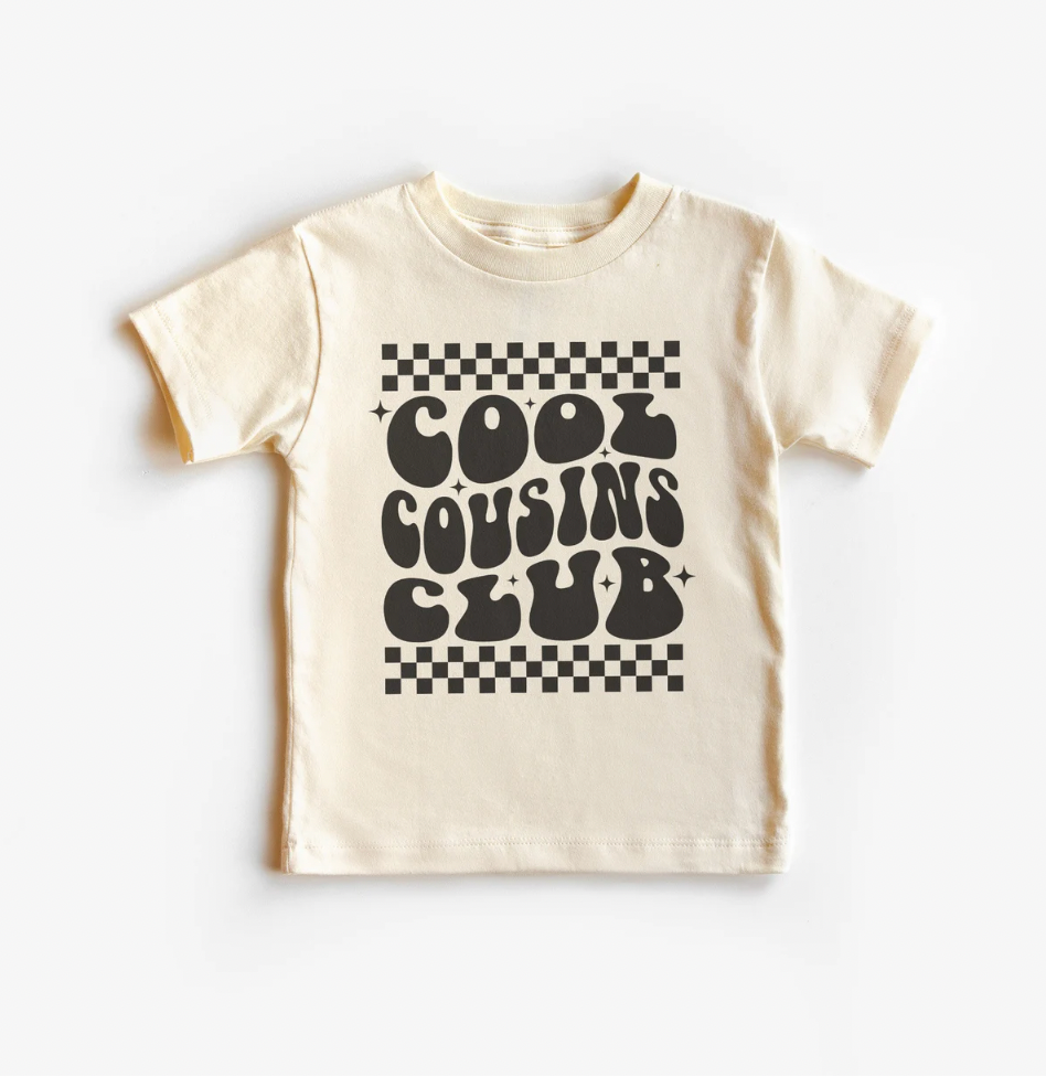 Cool Cousins Club Natural Matching Tees