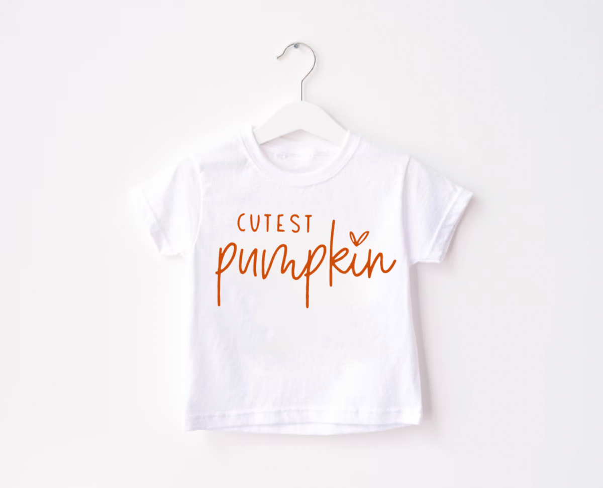 Cutest Pumpkin Fall White Shirt