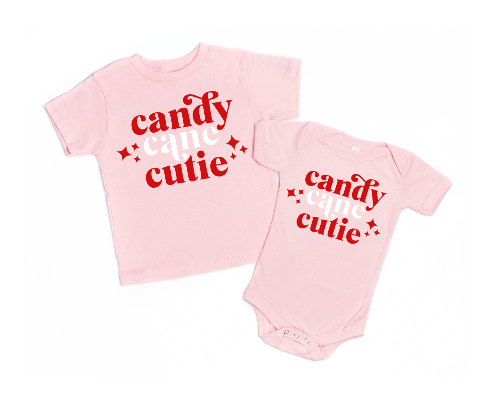 Candy Cane Cutie Pink Christmas Shirt for Kids