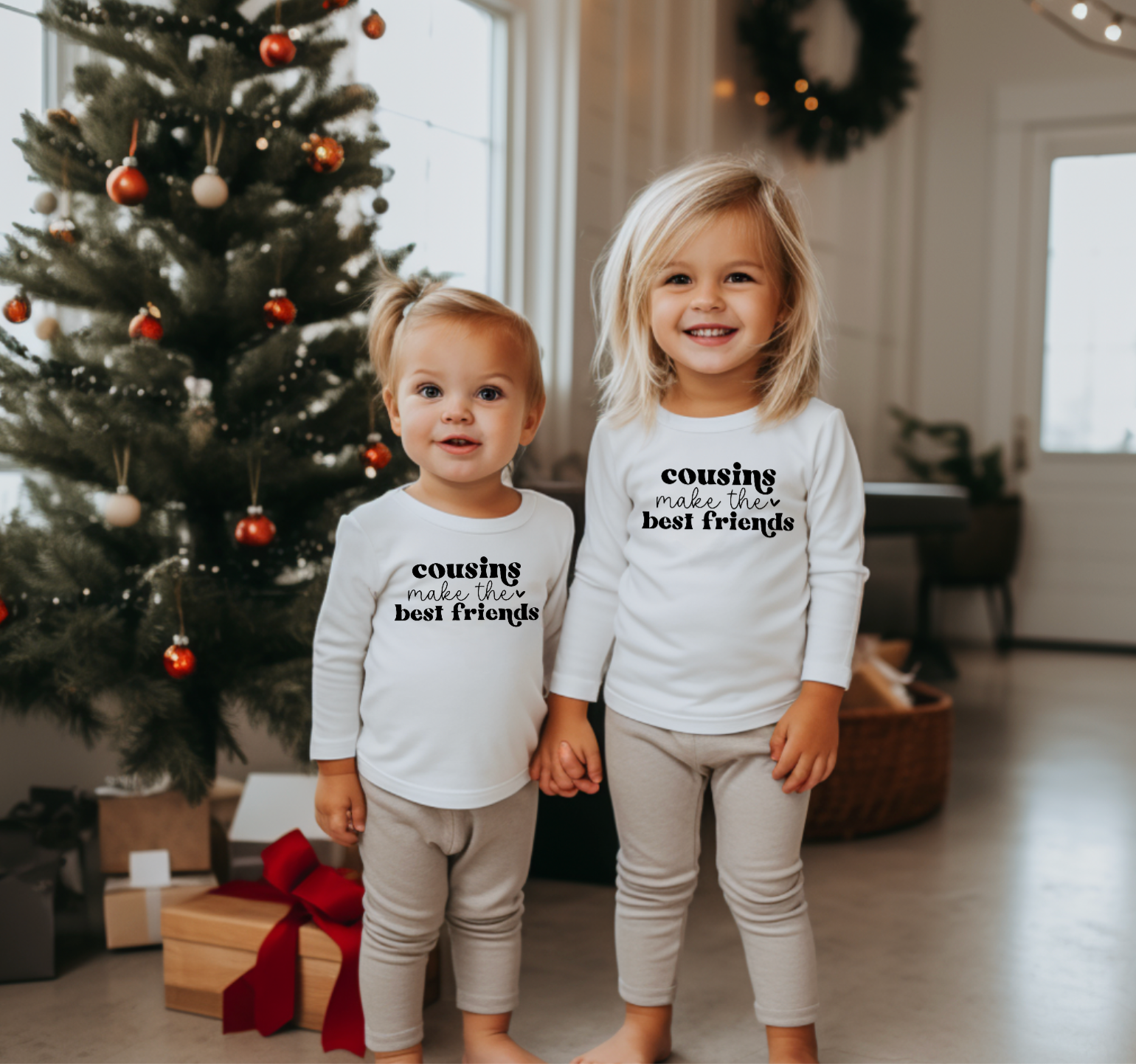 Cousins Make the Best Friends Matching Christmas Tees