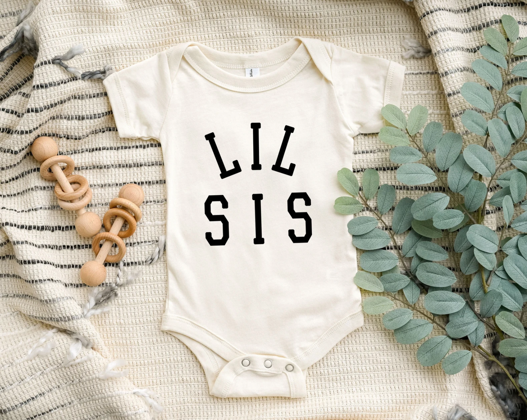 Little Sis Natural Shirt for Little Sisters