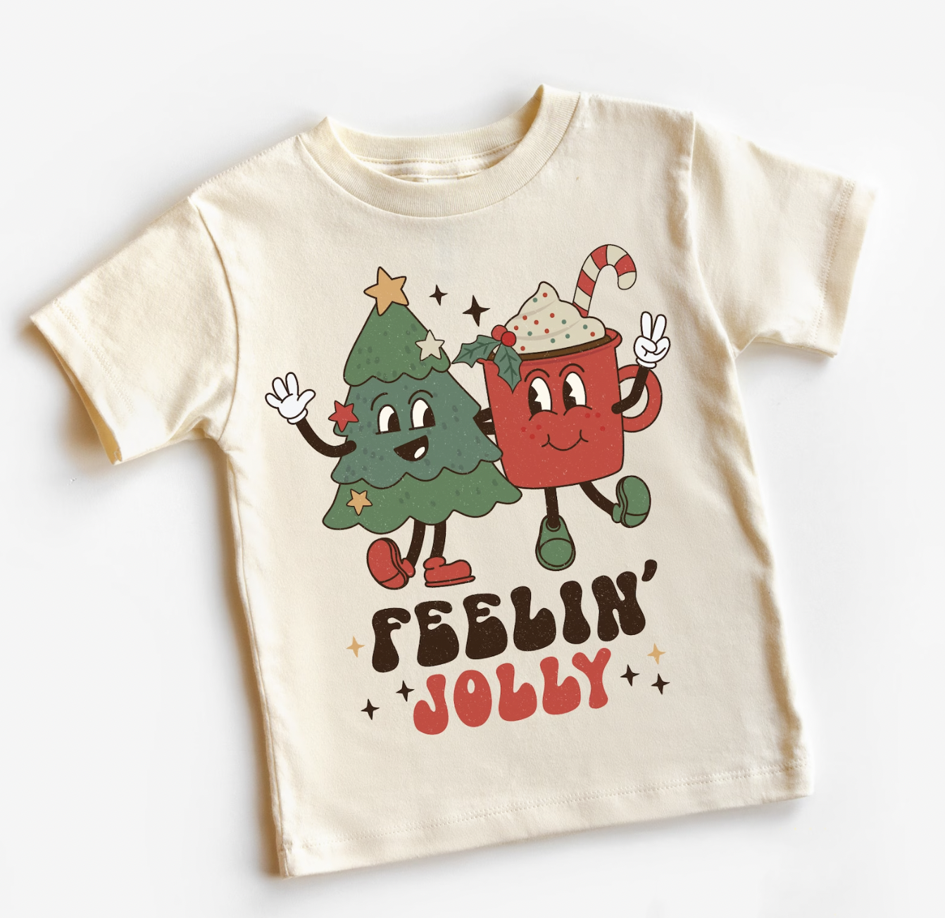 Feeling Jolly Christmas Shirt for Toddlers