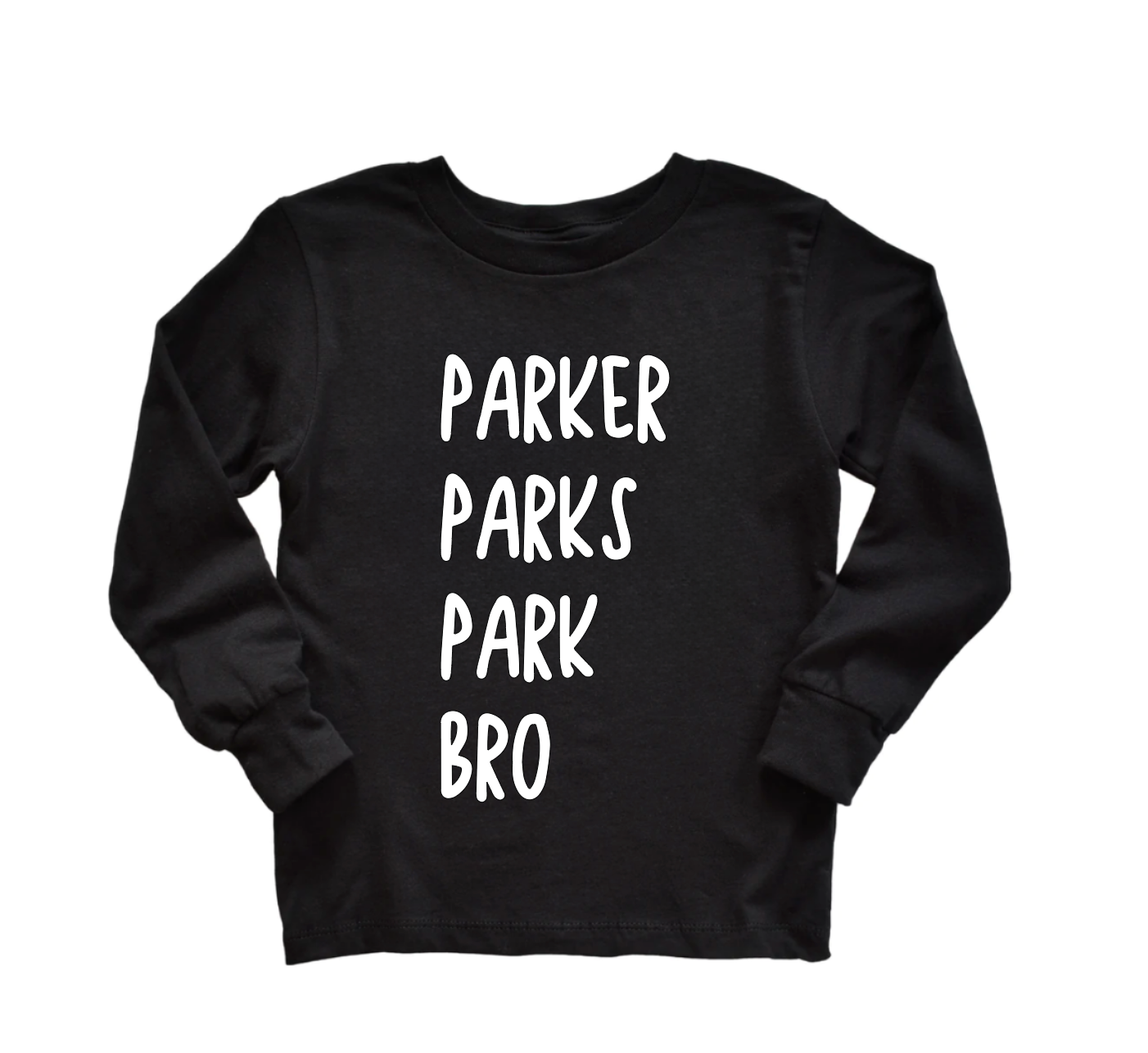 Personalized Nickname Kids Black T-Shirt
