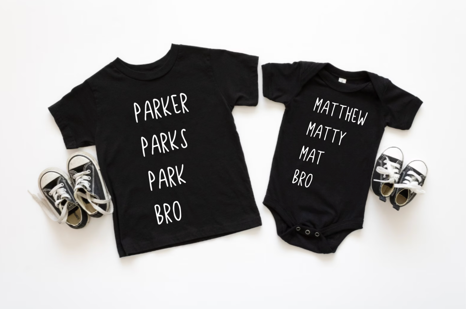 Personalized Nickname Kids Black T-Shirt