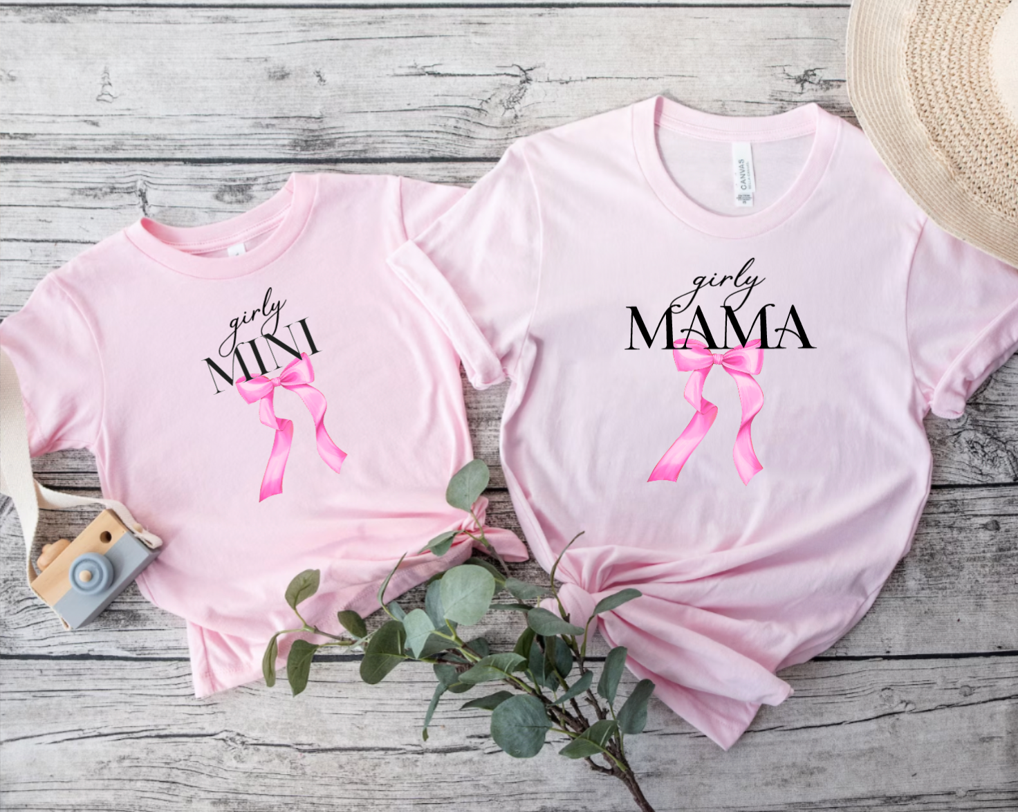 Girly Mama and Girly Mini Matching T-Shirt Set
