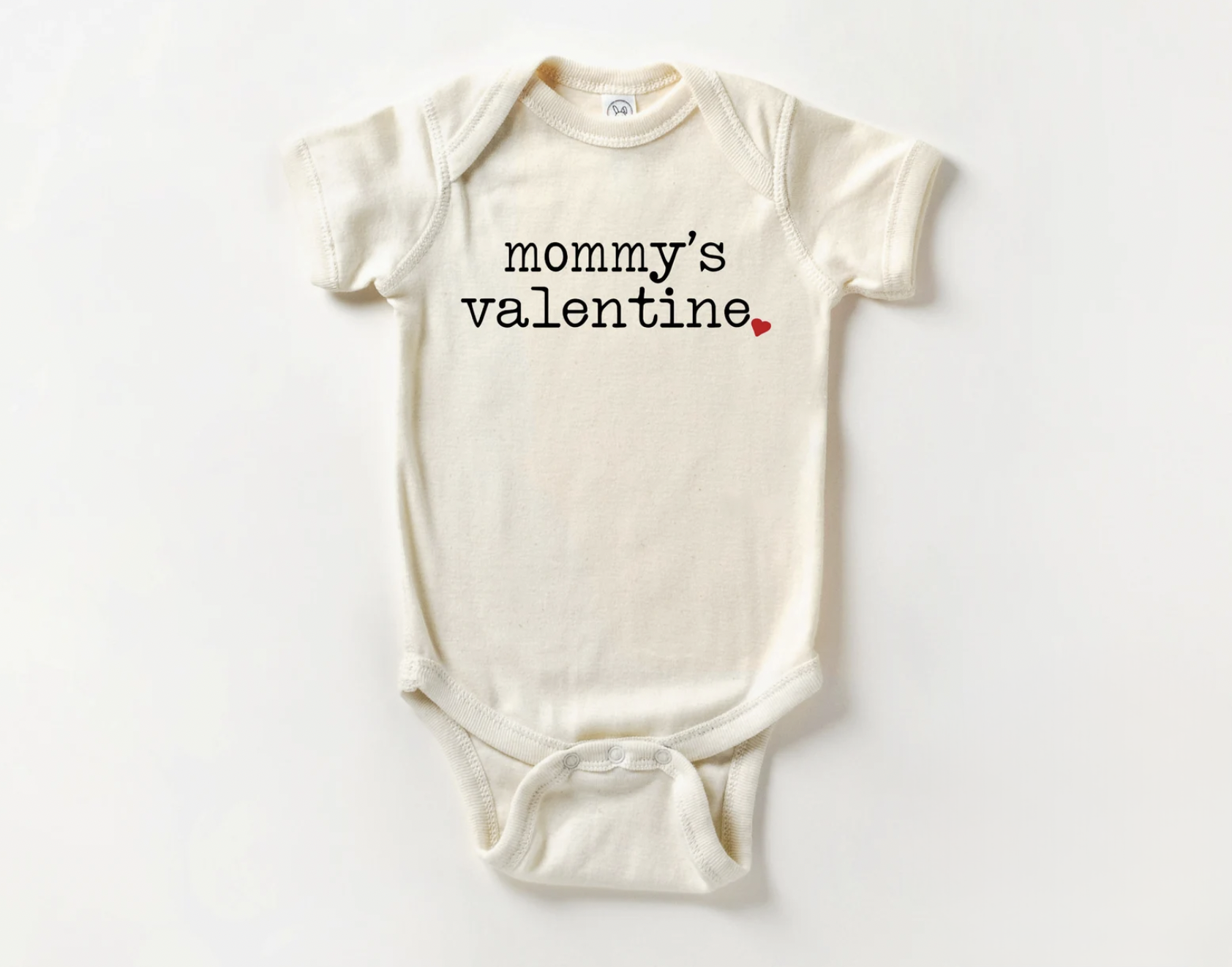 Mommy's Valentine Short Sleeve Bodysuit