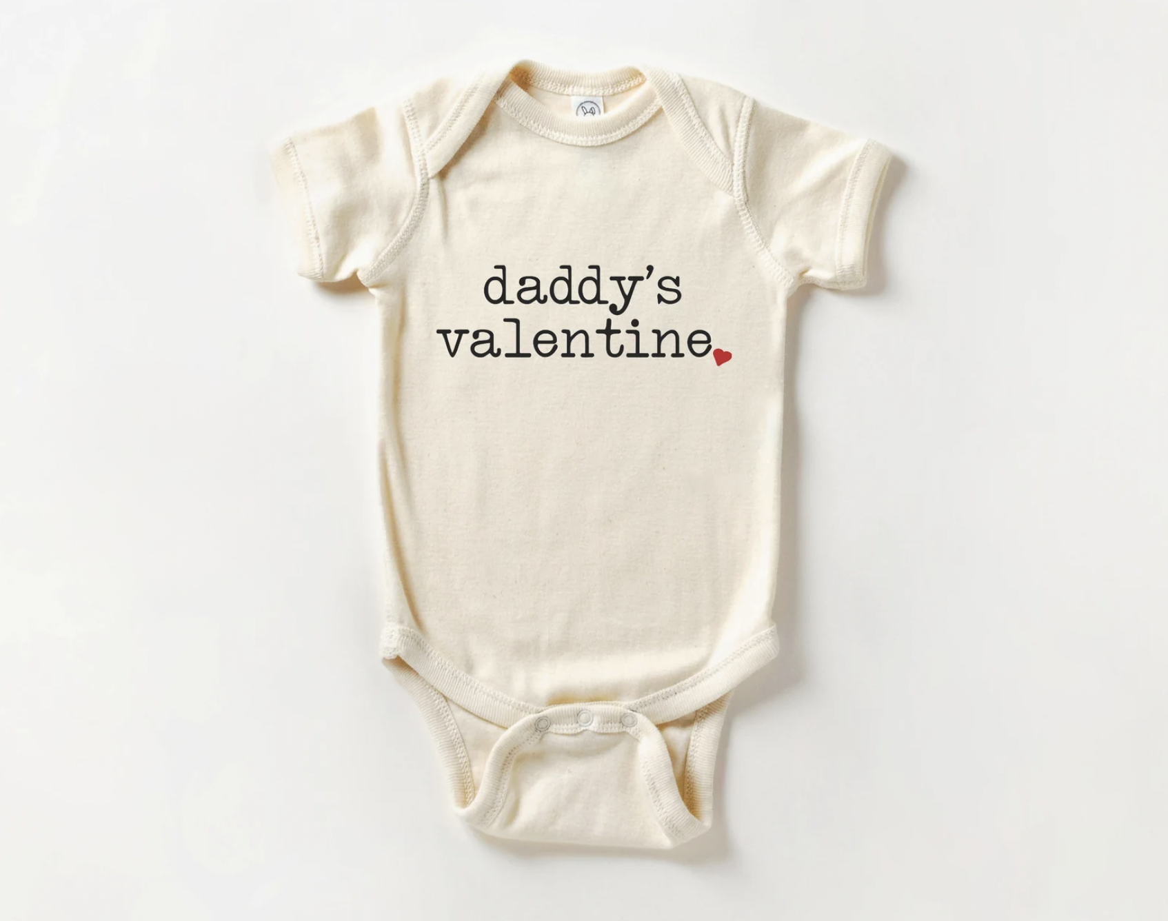 Daddy's Valentine Short Sleeve Bodysuit