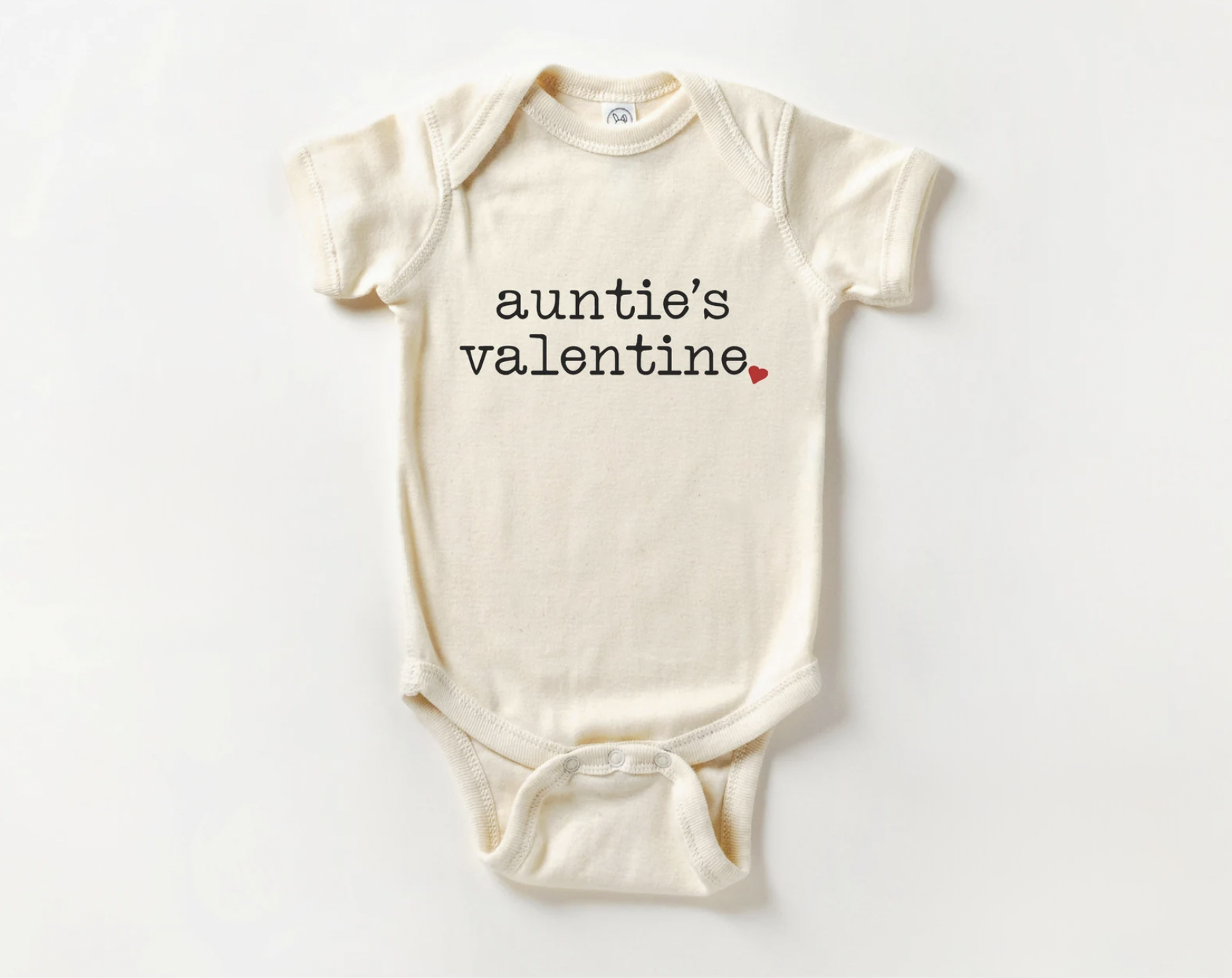 Auntie's Valentine Short Sleeve Bodysuit