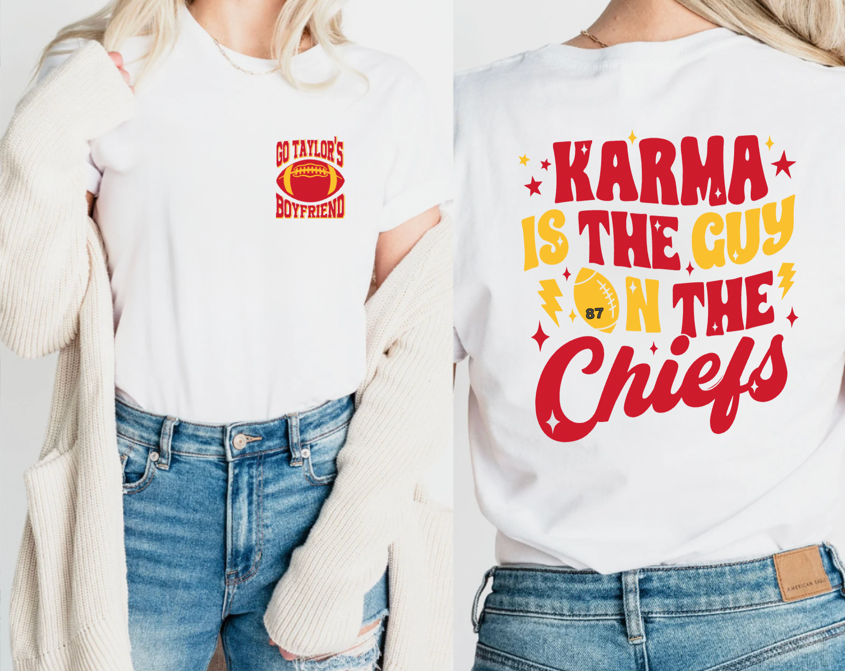 Swiftie Bowl Karma White Tshirt