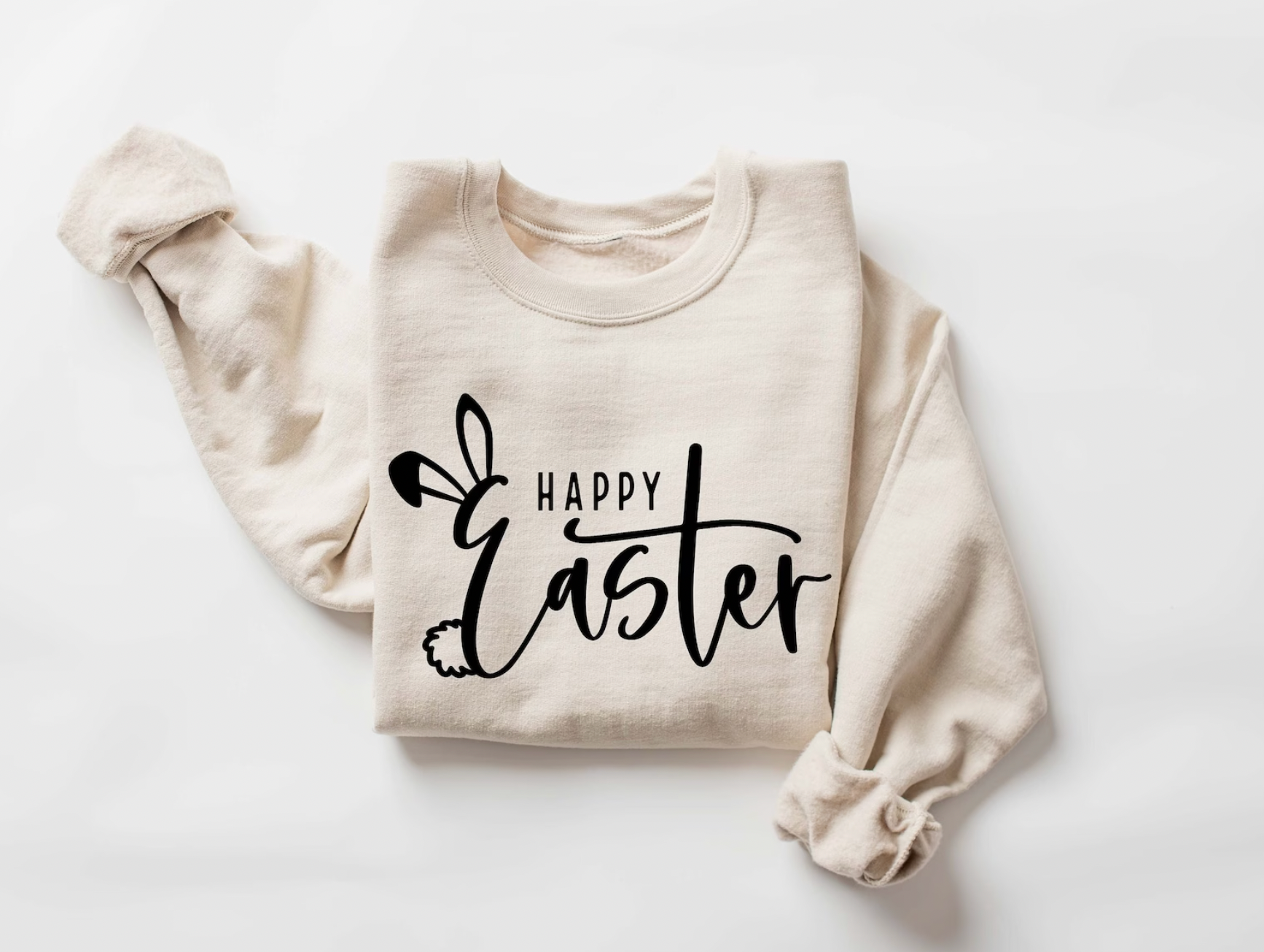 Happy Easter Tan Crewneck